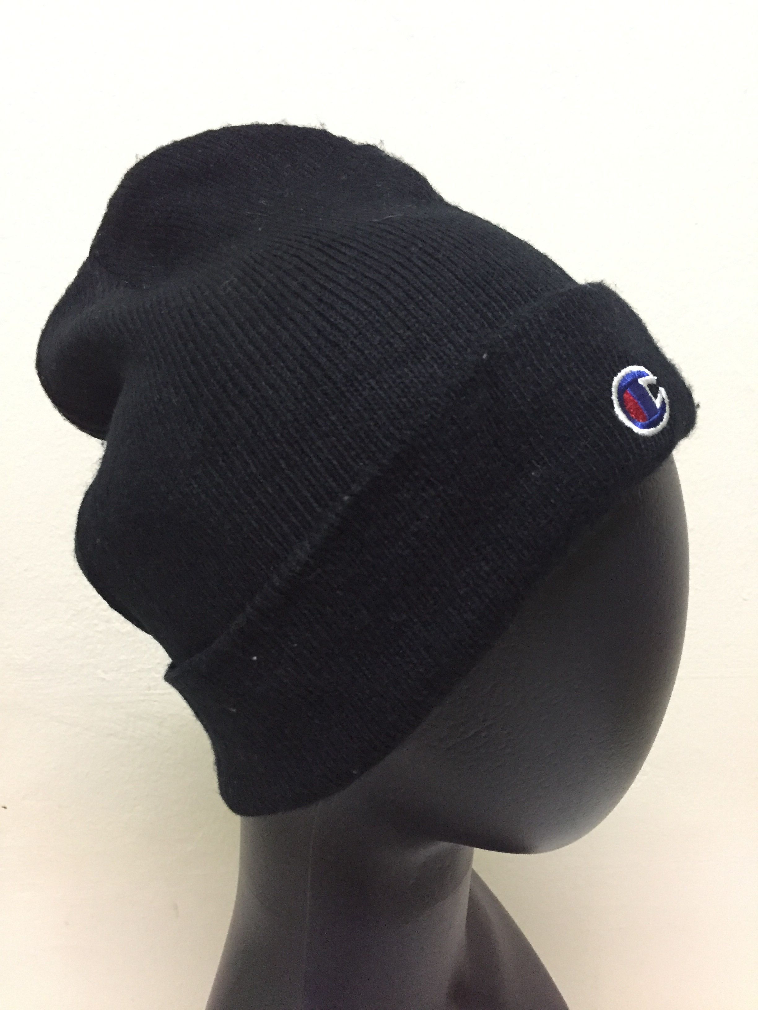 Vintage Champion Beanie Hat Snow Cap