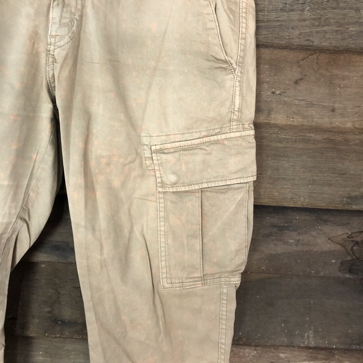 Japanese Brand D Uniqlo Brown multipocket tactical japan Cargo Pants #2371 Size US 33 - 7 Thumbnail