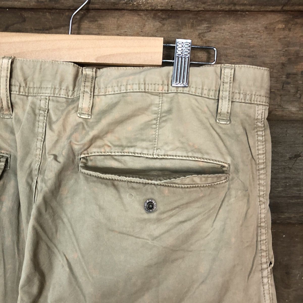 Japanese Brand D Uniqlo Brown multipocket tactical japan Cargo Pants #2371 Size US 33 - 15 Thumbnail