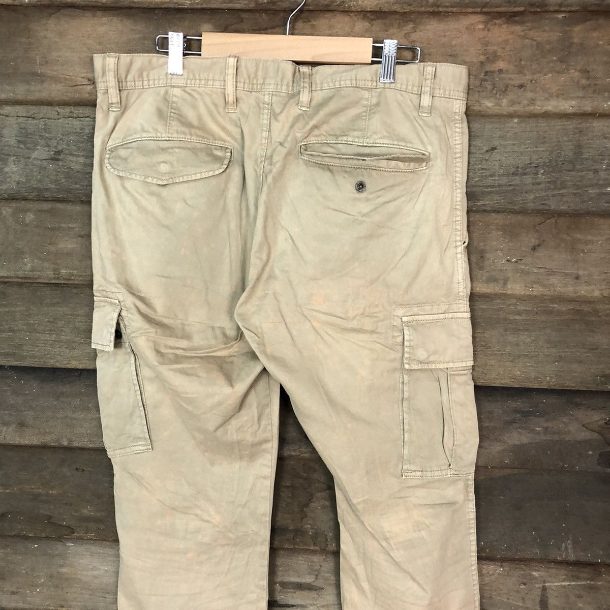Japanese Brand D Uniqlo Brown multipocket tactical japan Cargo Pants #2371 Size US 33 - 12 Thumbnail
