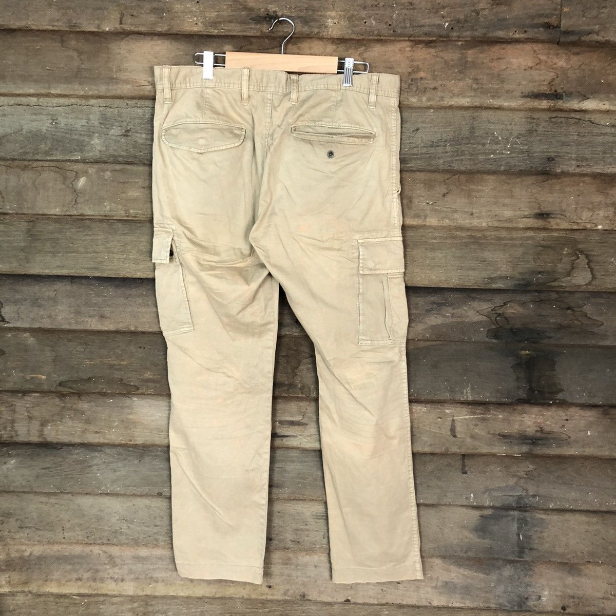 Japanese Brand D Uniqlo Brown multipocket tactical japan Cargo Pants #2371 Size US 33 - 11 Thumbnail