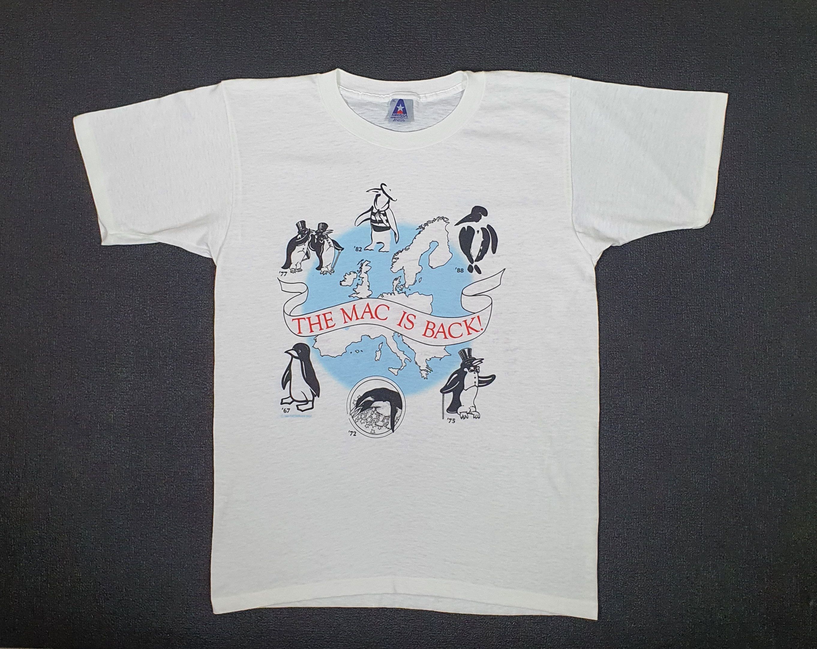 Band Tees 1988 FLEETWOOD MAC Europe Tour Concert T shirt size Large Size US L / EU 52-54 / 3 - 6 Thumbnail