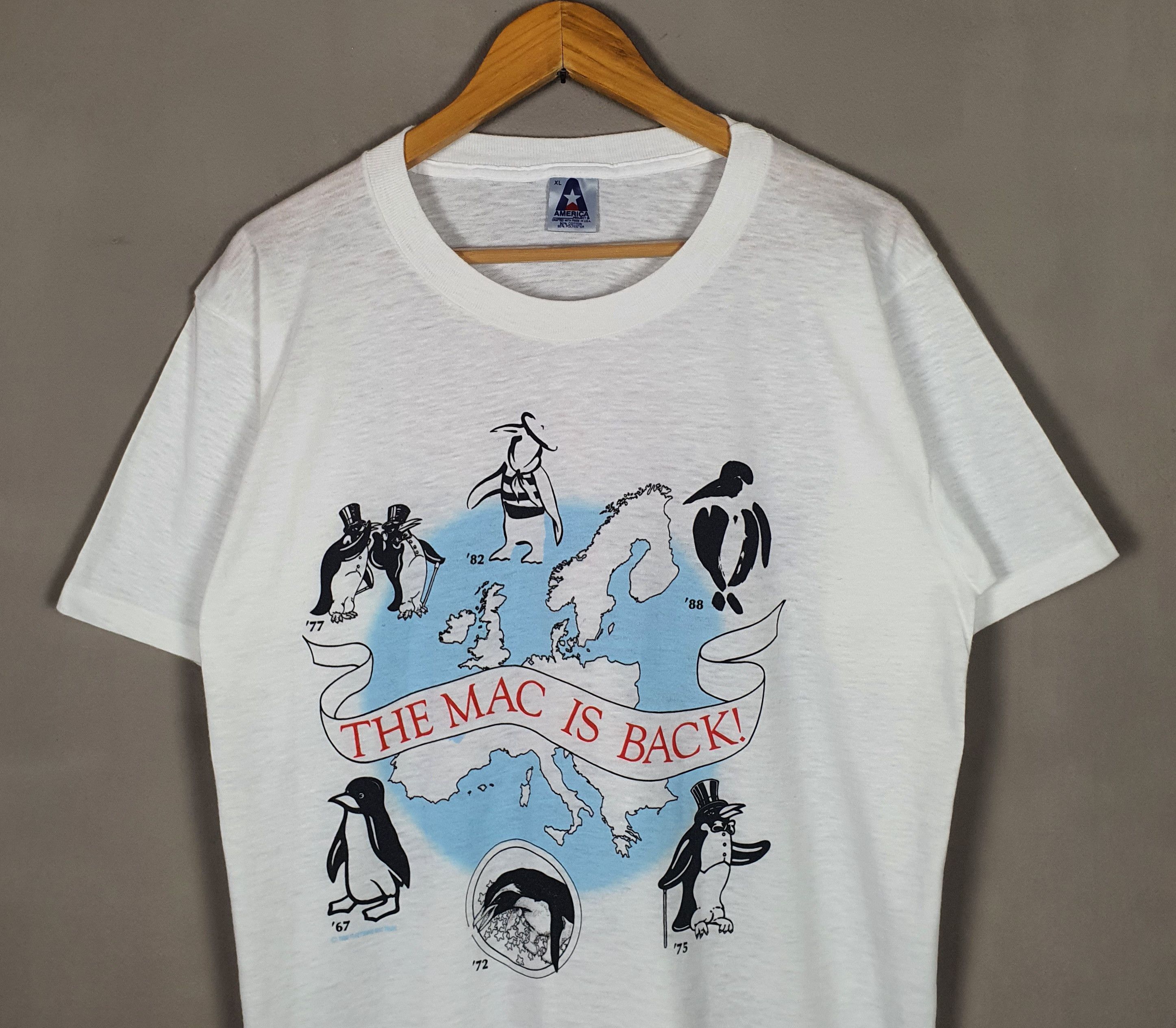 Band Tees 1988 FLEETWOOD MAC Europe Tour Concert T shirt size Large Size US L / EU 52-54 / 3 - 8 Thumbnail
