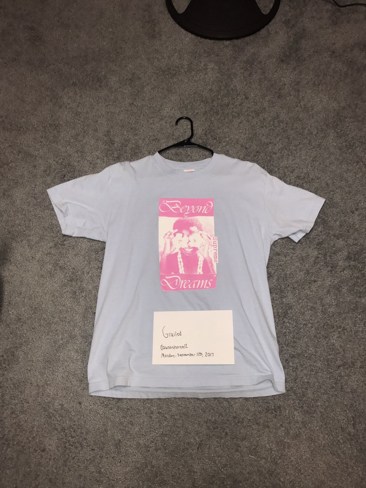 Supreme beyond dreams tee hotsell