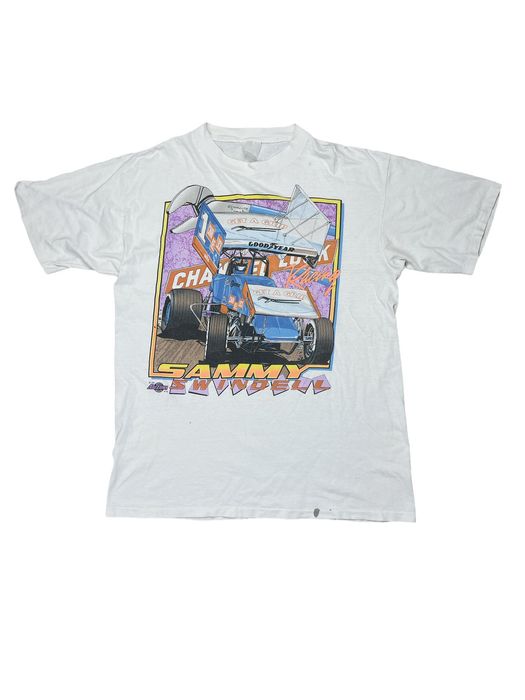 Vintage VTG 1996 Sammy Swindell ‘Get a Grip’ Outlaw Racing T-Shirt ...