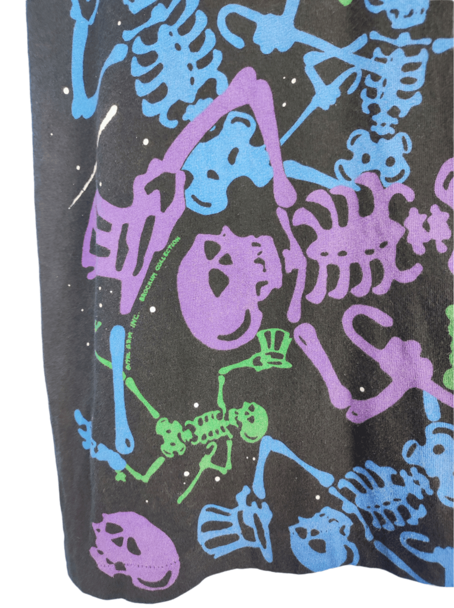 Grateful Dead × Vintage Vintage Grateful Dead Dead Space Dancing Skeleton Size US XL / EU 56 / 4 - 5 Thumbnail