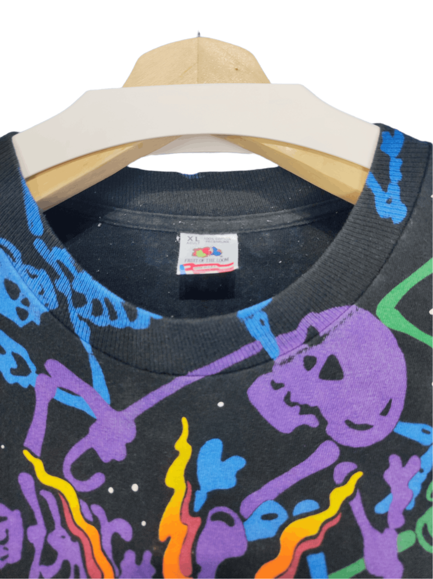 Grateful Dead × Vintage Vintage Grateful Dead Dead Space Dancing Skeleton Size US XL / EU 56 / 4 - 3 Thumbnail