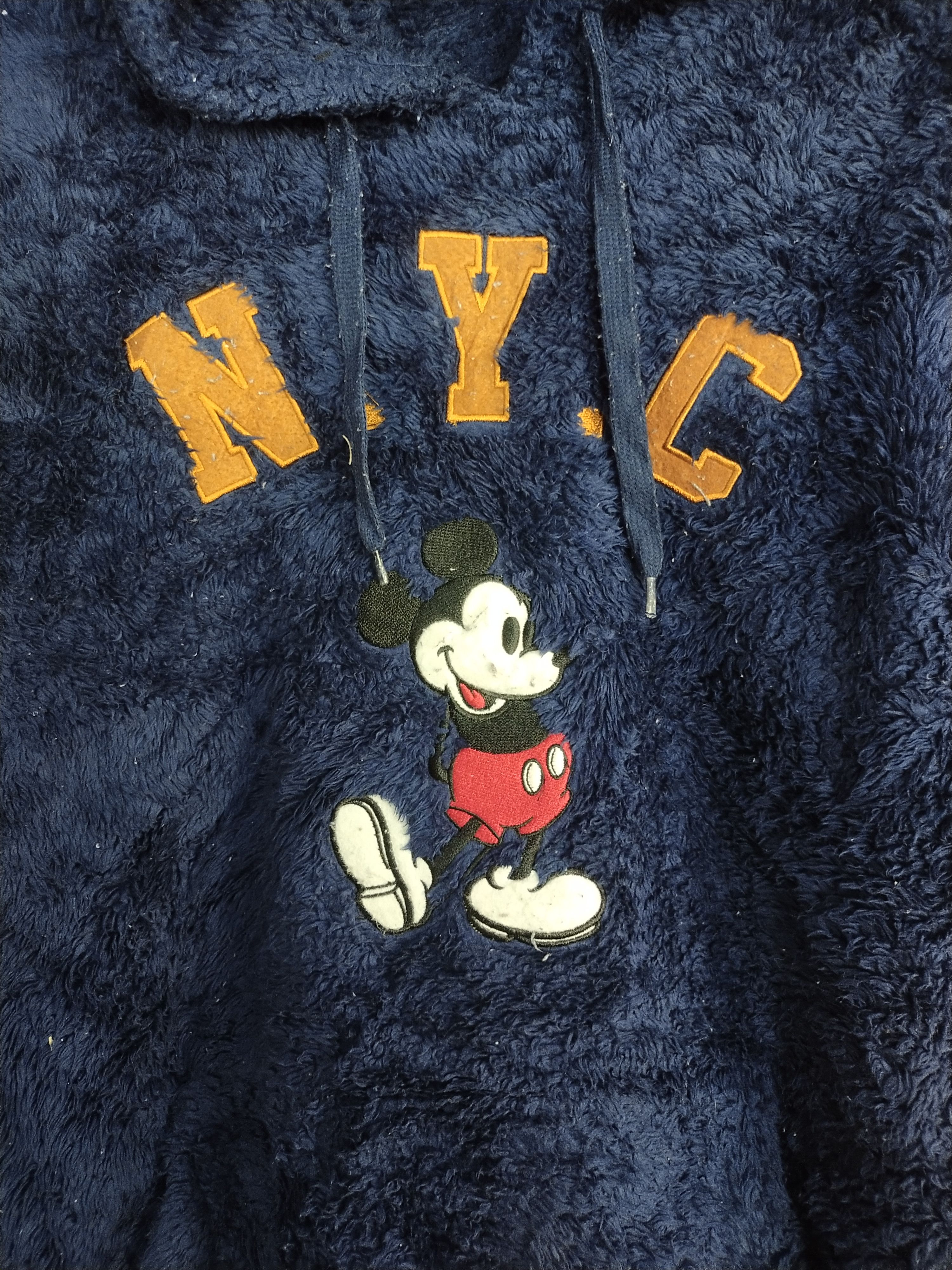 Disney Disney-Mickey Mouse fleece dark blue sweaters #H472 Size US L / EU 52-54 / 3 - 7 Thumbnail
