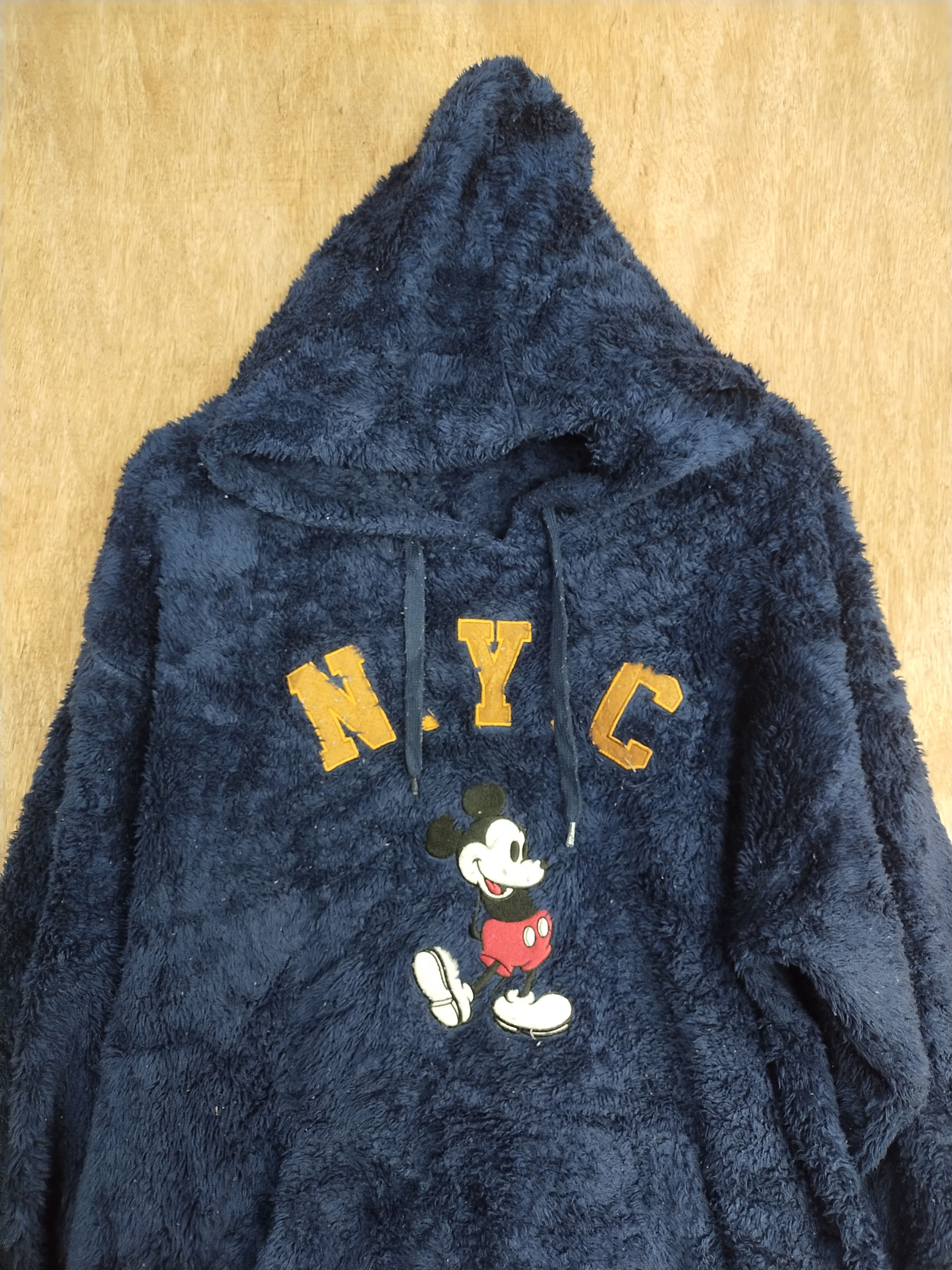 Disney Disney-Mickey Mouse fleece dark blue sweaters #H472 Size US L / EU 52-54 / 3 - 2 Thumbnail