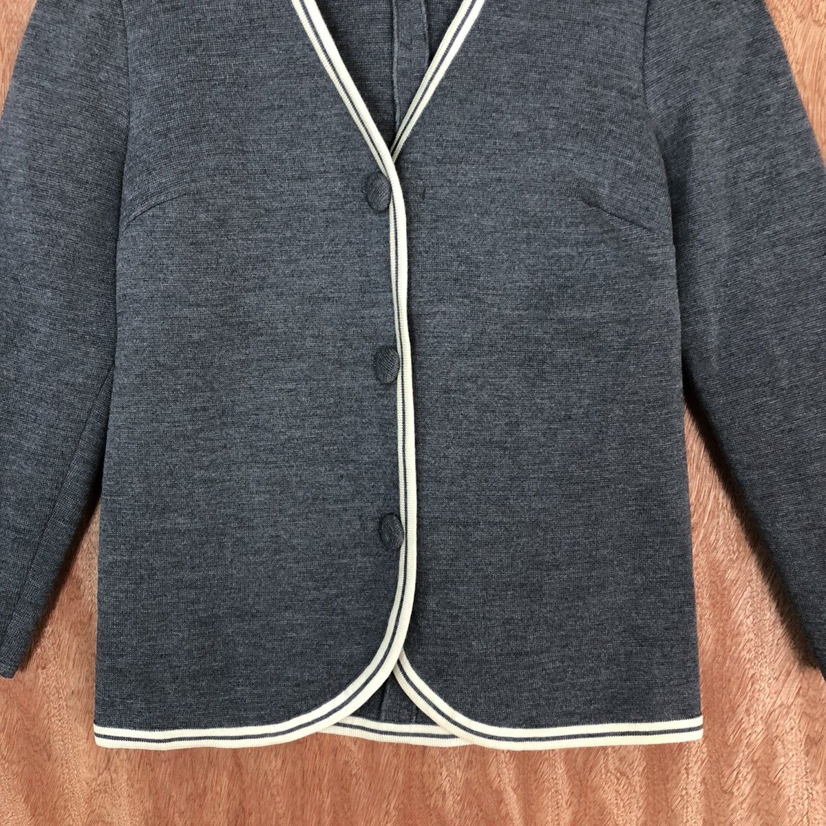 Homespun Knitwear Japan Grey cardigan Knitwear #H424 Size S / US 4 / IT 40 - 8 Thumbnail