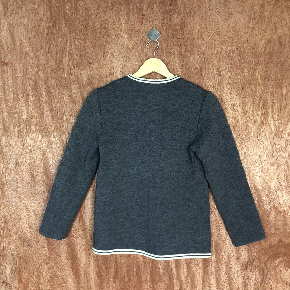 Homespun Knitwear Japan Grey cardigan Knitwear #H424 Size S / US 4 / IT 40 - 11 Thumbnail