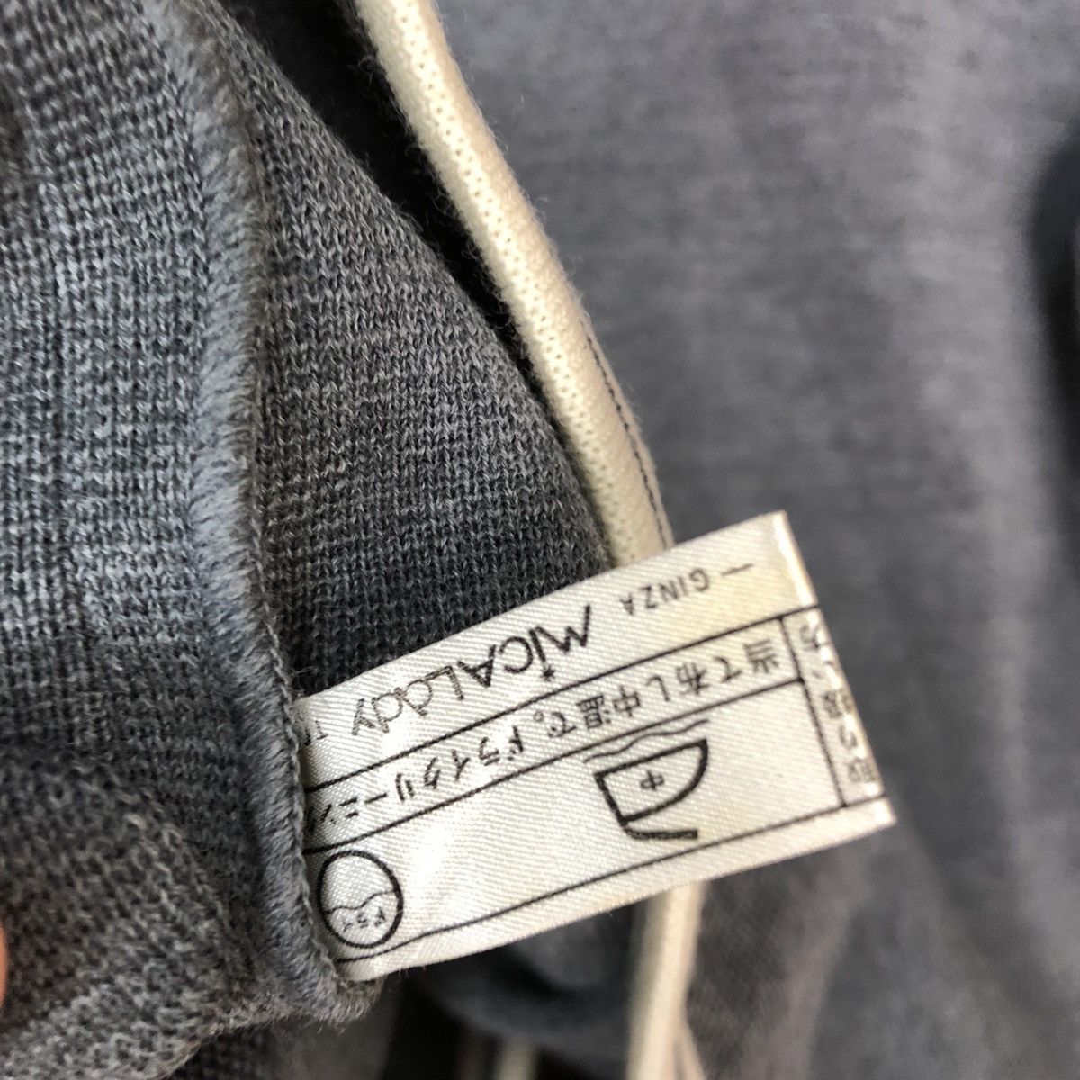 Homespun Knitwear Japan Grey cardigan Knitwear #H424 Size S / US 4 / IT 40 - 12 Thumbnail