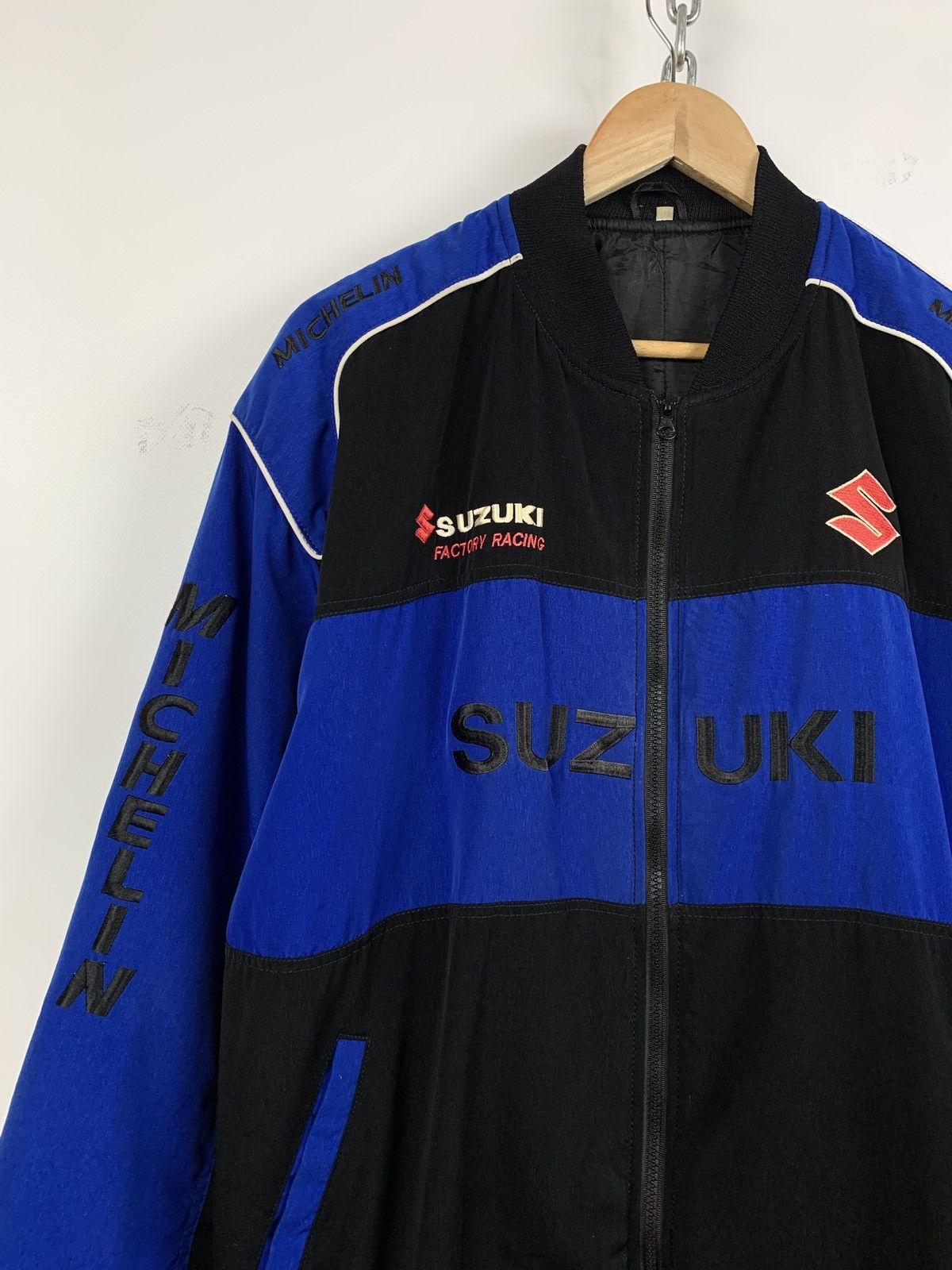 Vintage Vintage Suzuki Michelin Racing Jacket Size US XL / EU 56 / 4 - 6 Thumbnail