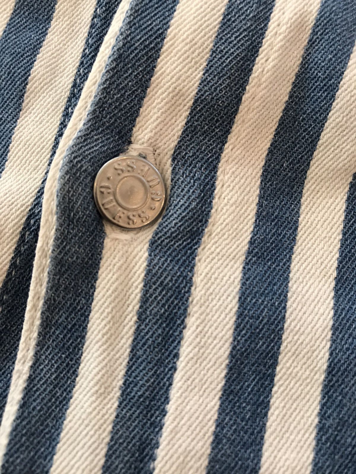 Guess Vintage guess striped denim 80s Size US M / EU 48-50 / 2 - 6 Thumbnail