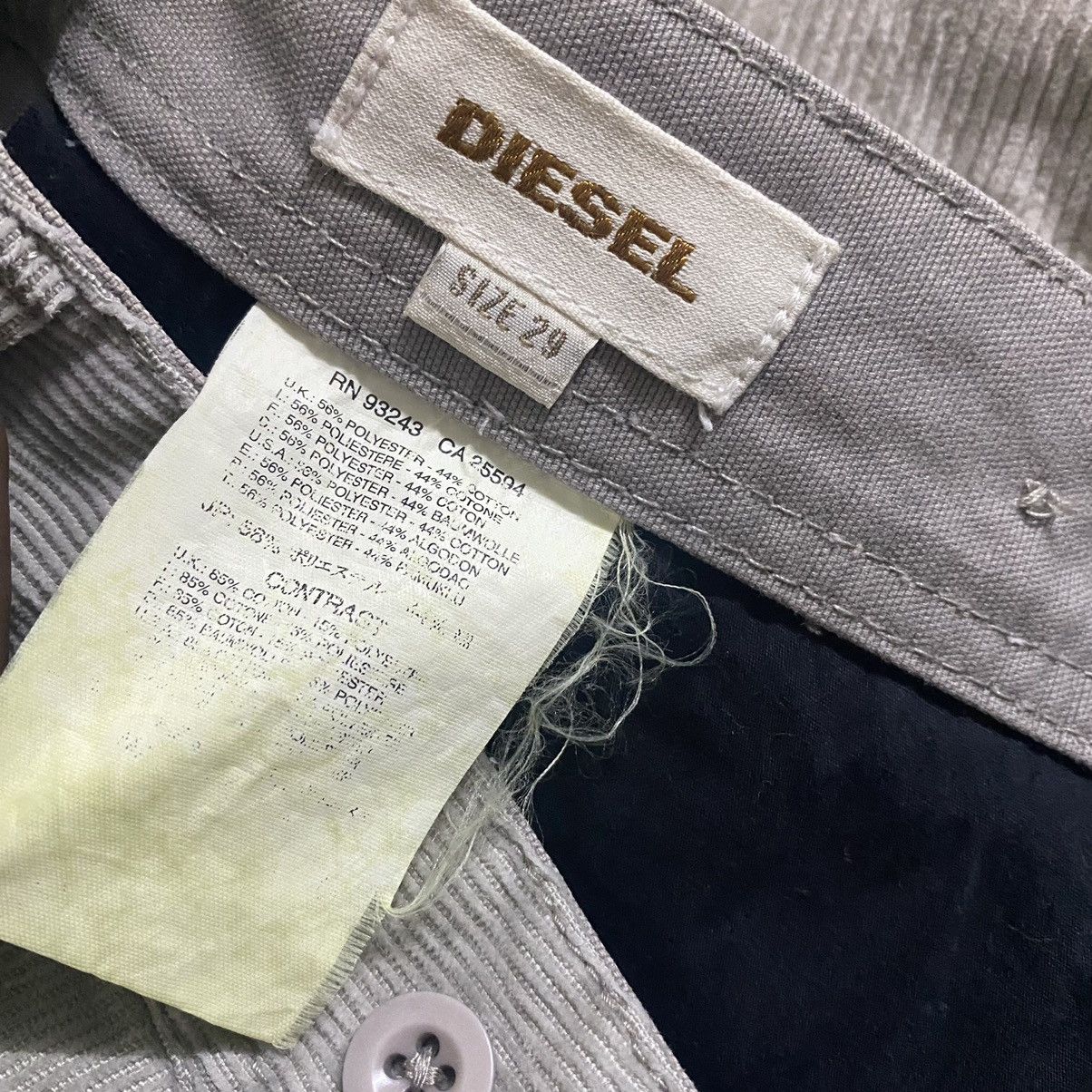 Diesel Diesel Carpenter Double knee Corduroy Pants Size US 29 - 14 Thumbnail