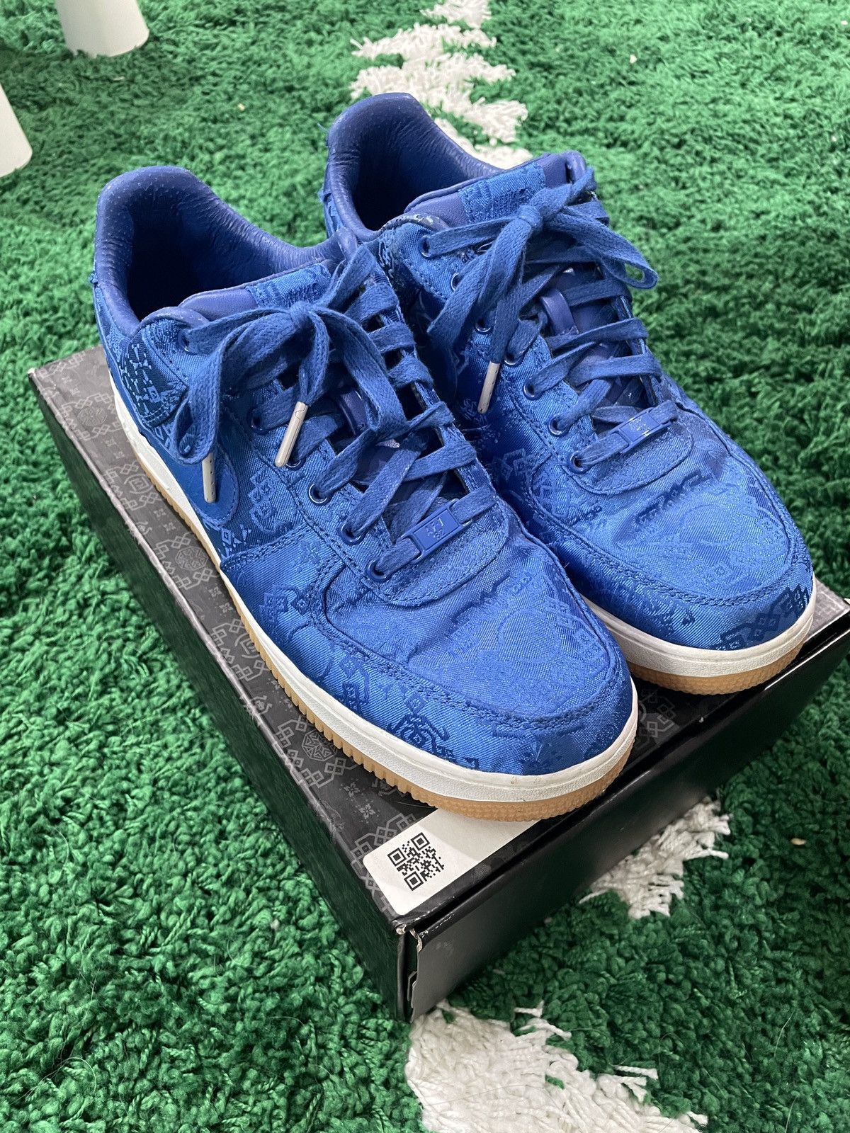 Clot Nike Air Force 1 Prm Royal Silk | Grailed