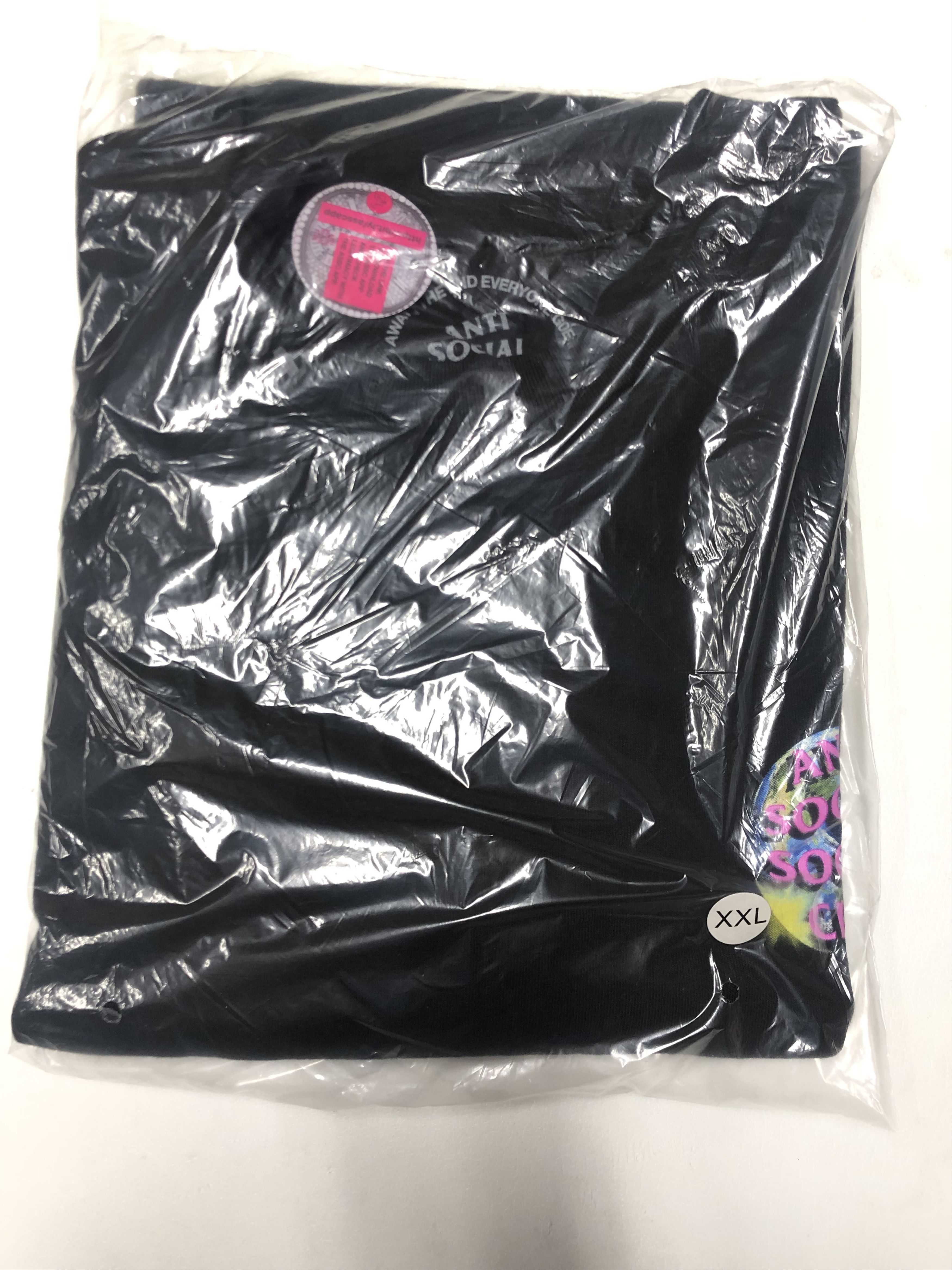 Anti Social Social Club DS ASSC satellite Worldwide Black Tee BAPE KITH FTP FOG CDG Size US XXL / EU 58 / 5 - 2 Thumbnail