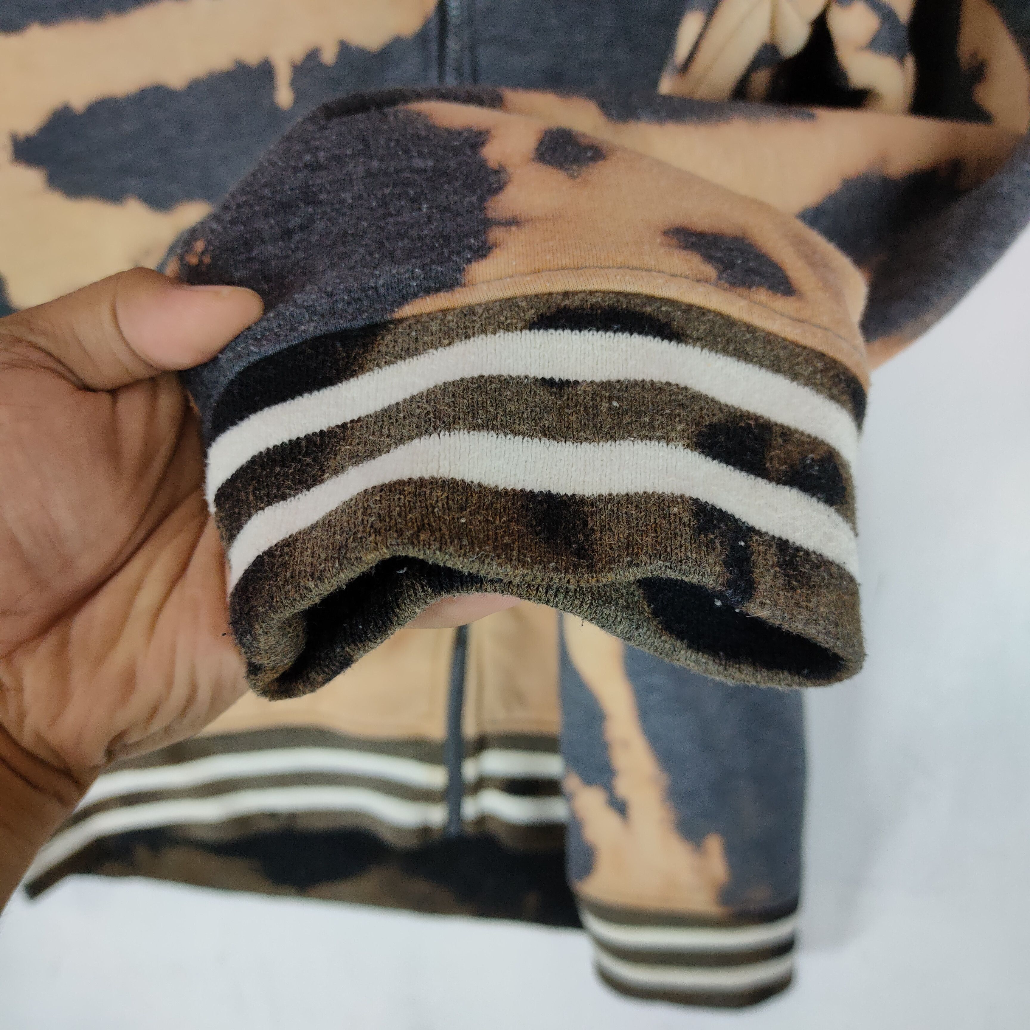 Vintage MICHIGAN KENTWOOD Custom Bleach Wash Fleece Inside Jacket Size US XXL / EU 58 / 5 - 4 Thumbnail