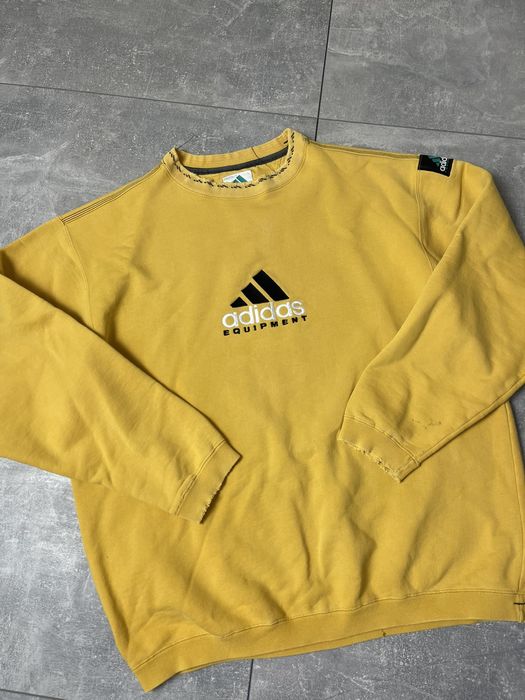 Adidas equipment yellow sales hoodie