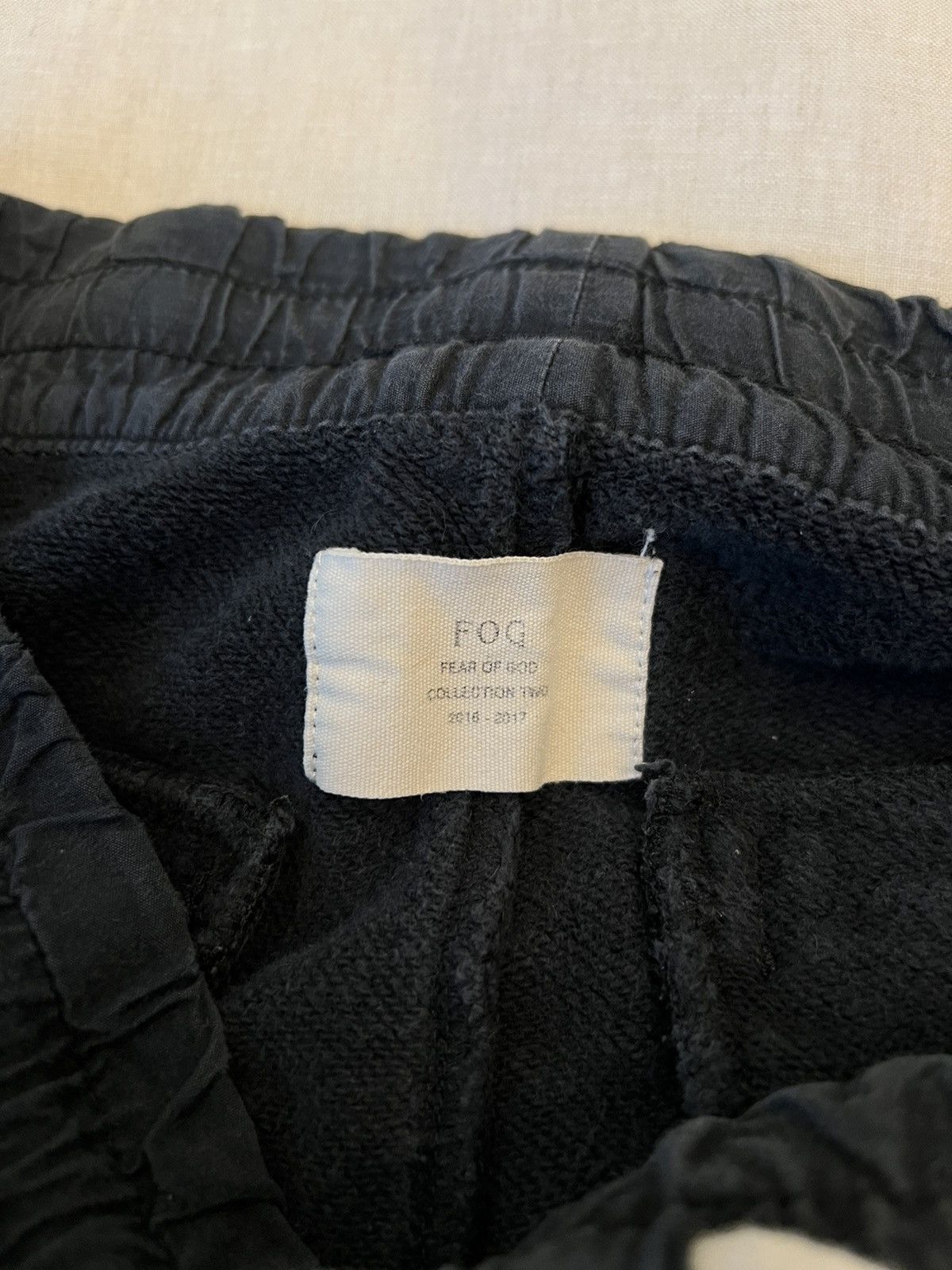 Essentials FOG Collection 2 Black Joggers Size US 30 / EU 46 - 4 Thumbnail