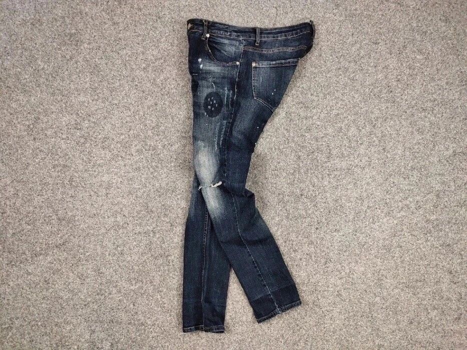 Dsquared2 Authentic Dsquared2 Slim Fit Jeans Distressed Blue Denim Size US 31 - 5 Thumbnail