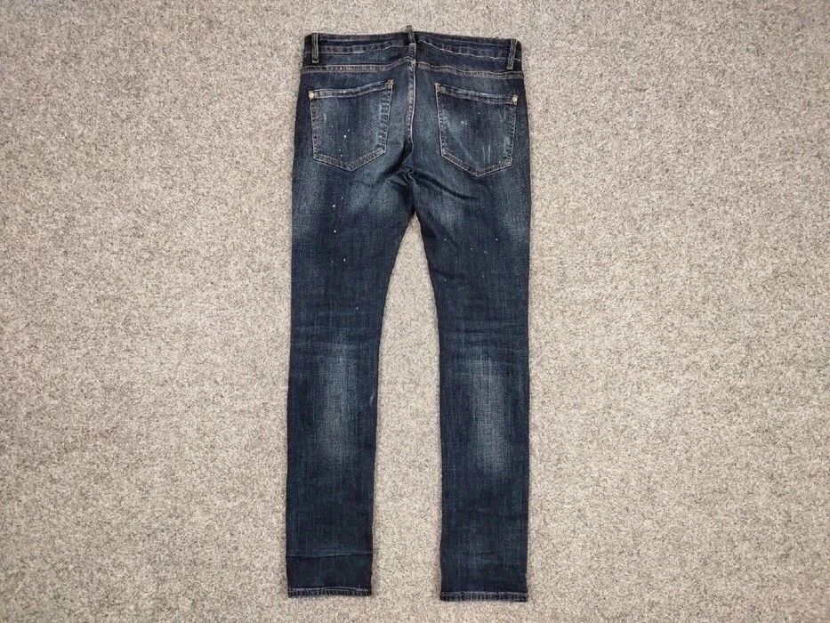 Dsquared2 Authentic Dsquared2 Slim Fit Jeans Distressed Blue Denim Size US 31 - 6 Thumbnail