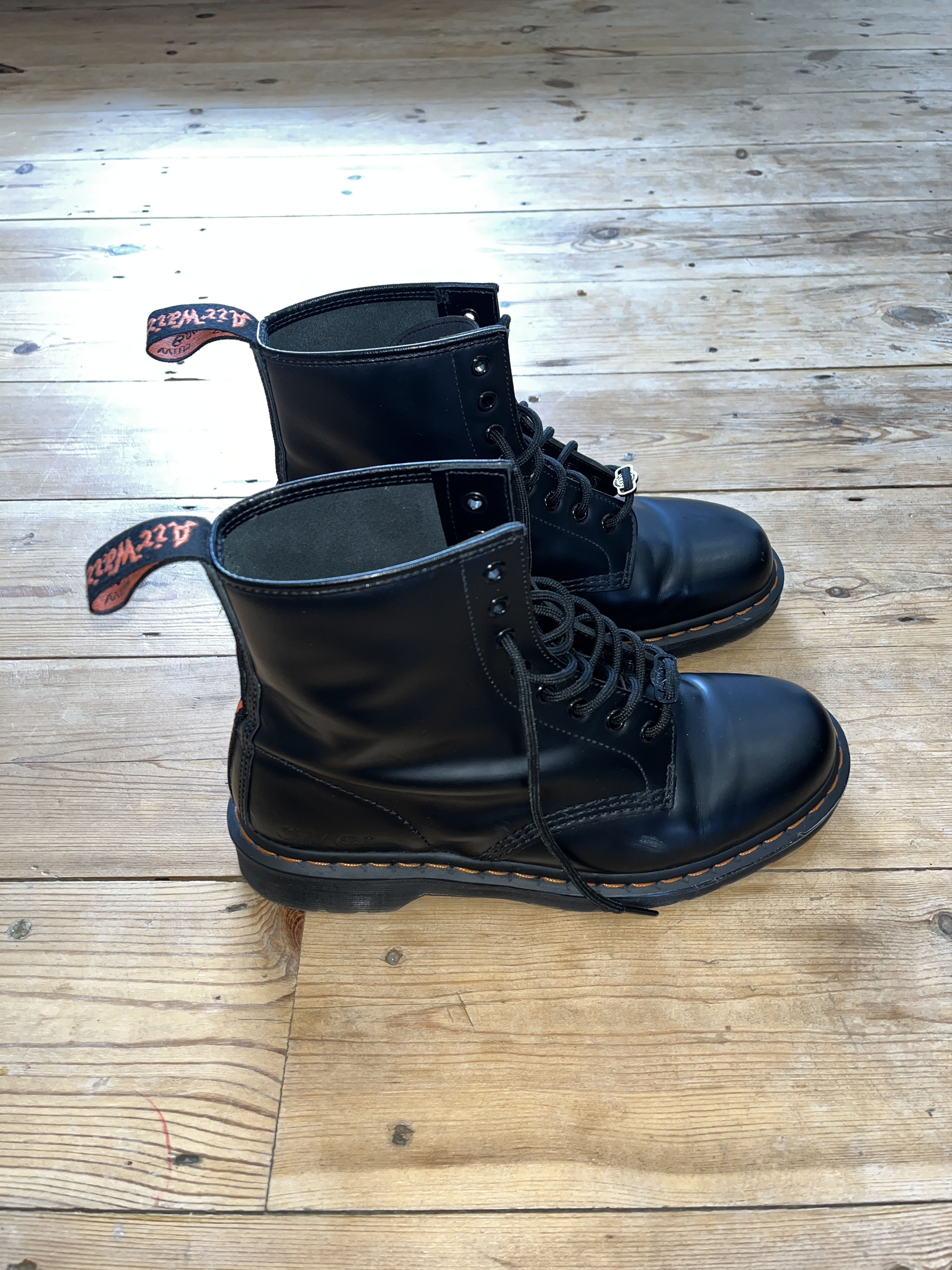 Dr.Martens×BEAMS Dr. Martens Men's 1461 x Beams w/Zip White Smooth US 10 (UK