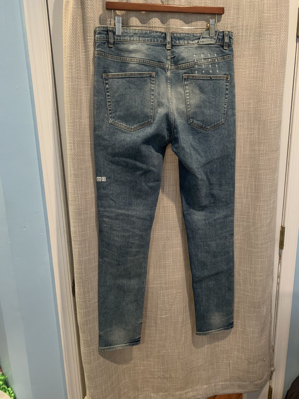 Ksubi Chitch Pure Dynamite Stonewashed Skinny Fit Blue Denim