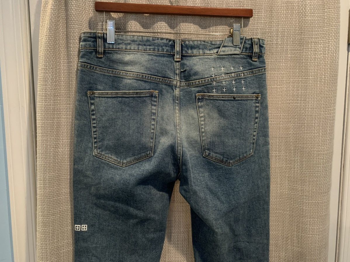 Ksubi Chitch Pure Dynamite Stonewashed Skinny Fit Blue Denim