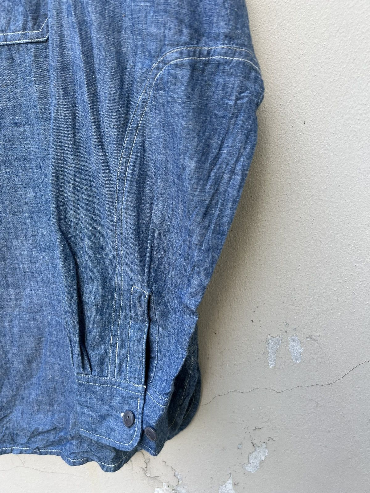 Levi's Vintage 1998 Levi’s Chambray Work Shirt Size US M / EU 48-50 / 2 - 6 Thumbnail