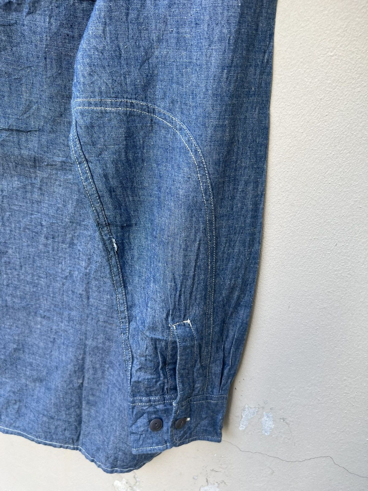 Levi's Vintage 1998 Levi’s Chambray Work Shirt Size US M / EU 48-50 / 2 - 17 Thumbnail