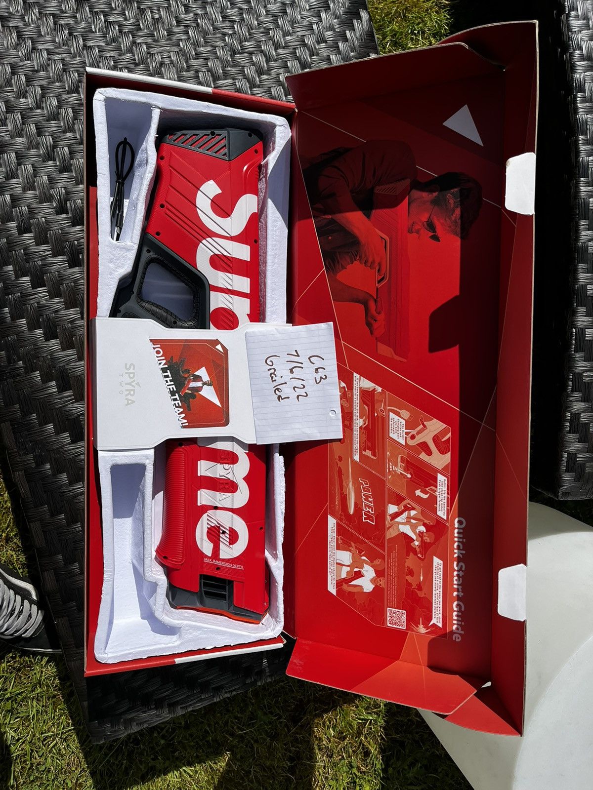 Supreme Supreme x Spyra Two Limited Edition Water Blaster Red 