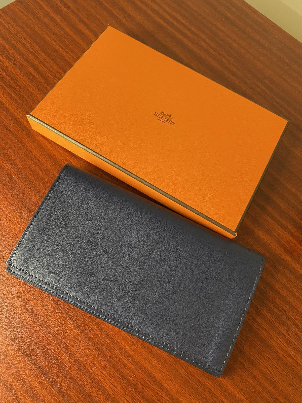 【HERMES】Citizen Twill long 長財布 オレンジ cm オレンジ系 HERMES Citizen Twill(エルメス シティズンツイル