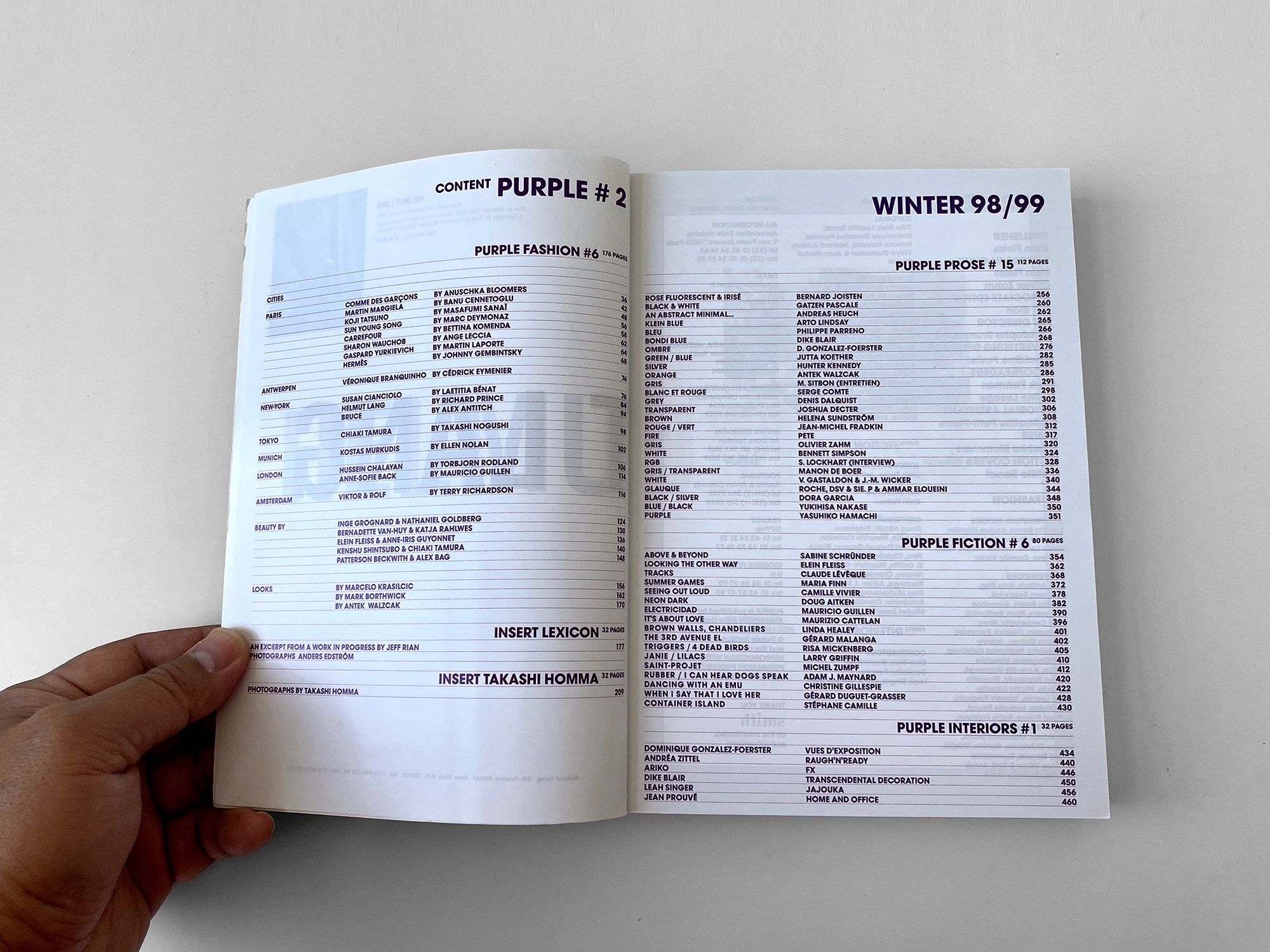 Rare PURPLE (magazine) – Number 2 Winter 98/99 | Grailed