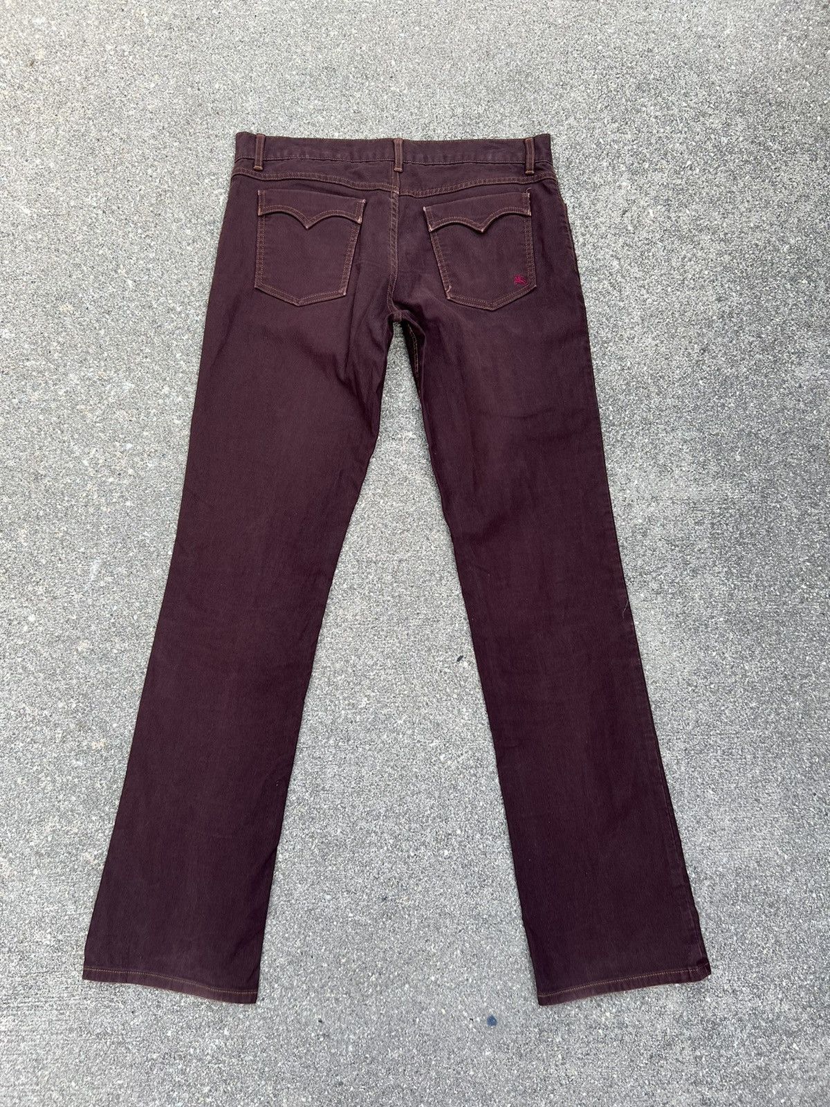 Burberry Burberry Black Label Cord Striped Westerner Jeans Size US 31 - 2 Thumbnail