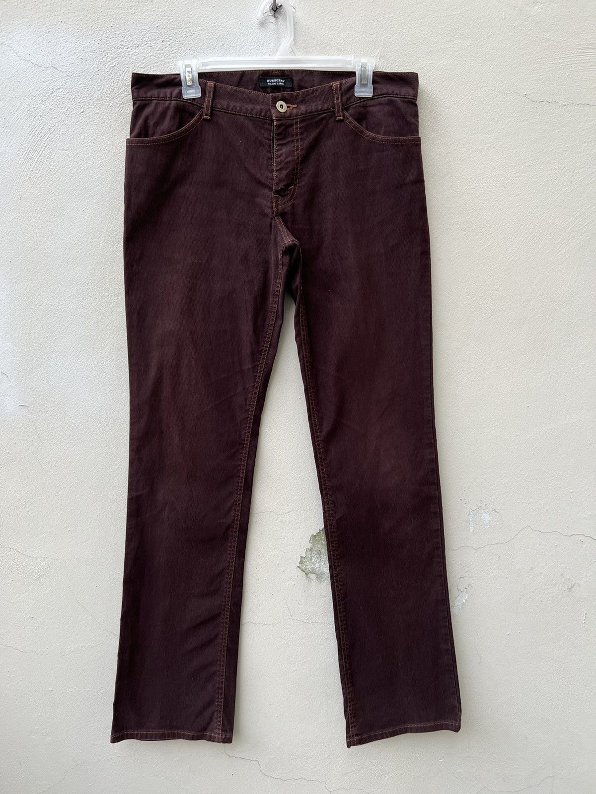 Burberry Burberry Black Label Cord Striped Westerner Jeans Size US 31 - 3 Thumbnail
