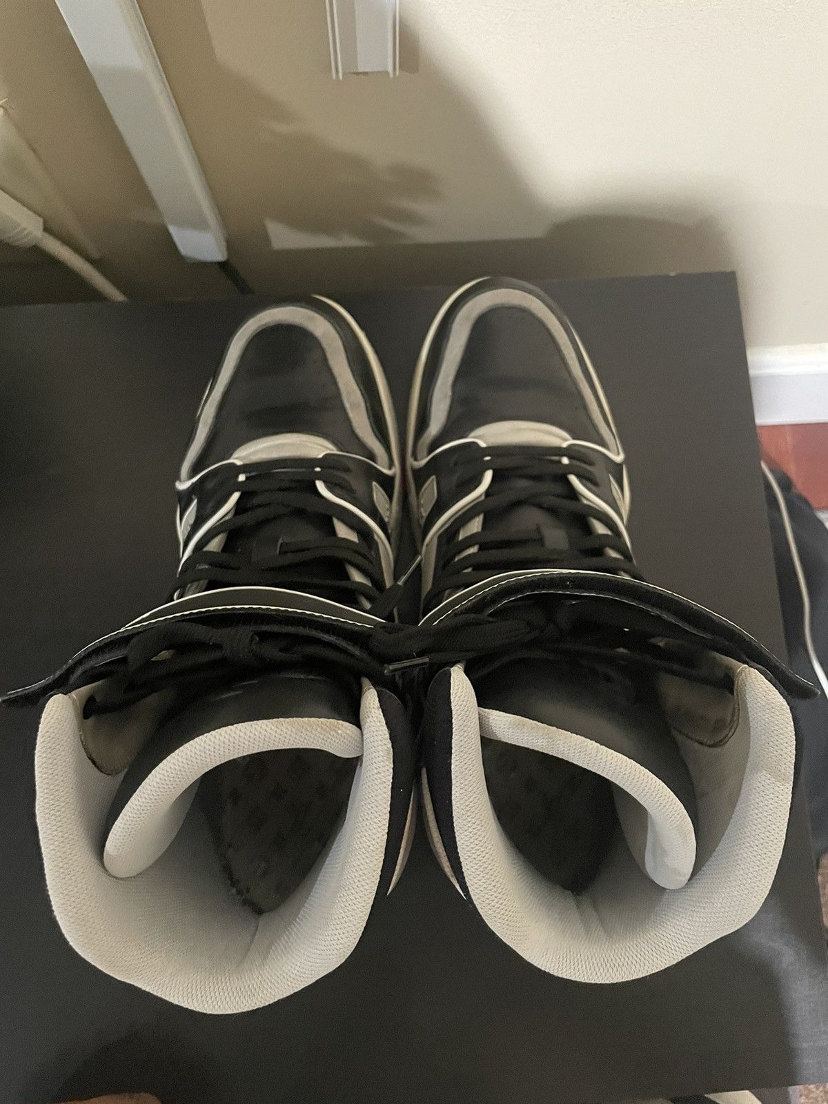 Louis Vuitton × Virgil Abloh Virgil Abloh Louis Vuitton 408 High Black Sneakers Size US 9 / EU 42 - 6 Thumbnail