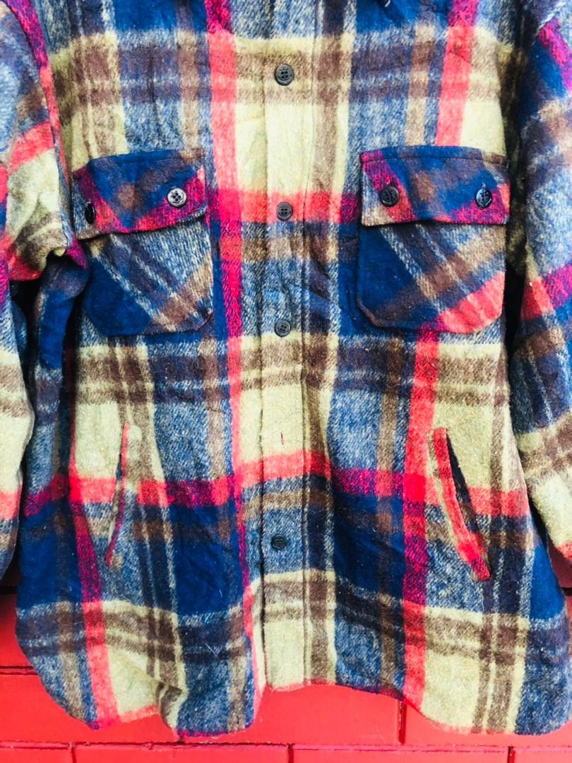 Japanese Brand × Vintage Vintage A.H.M Deluxe Wool Navy Designer Fashion Style Size US L / EU 52-54 / 3 - 5 Thumbnail