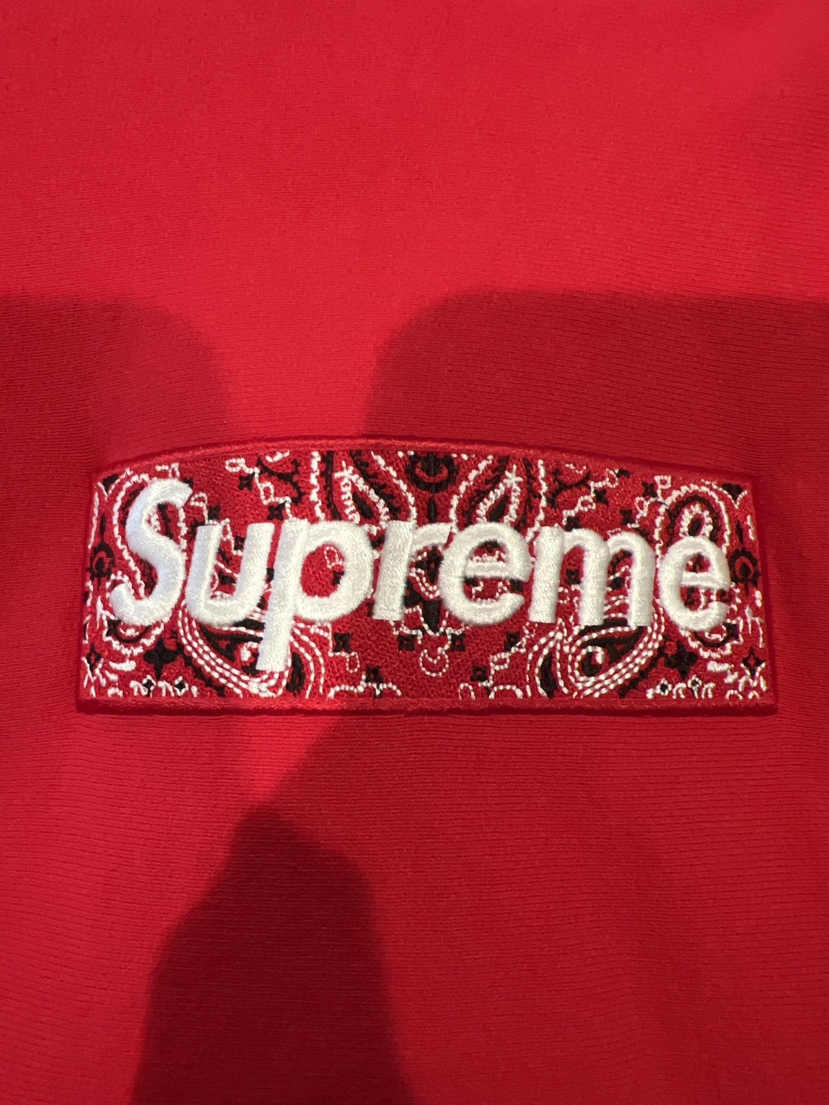 Red Supreme Bandana Box Logo