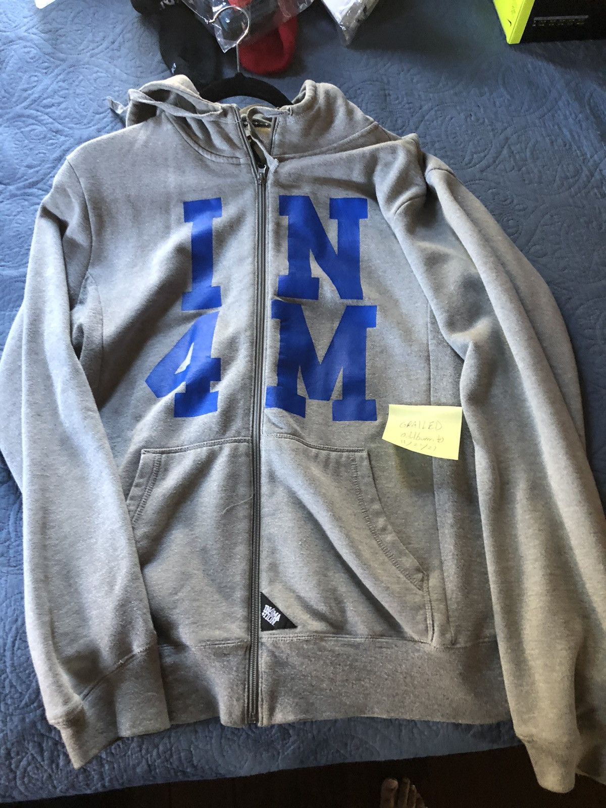 IN4MATION In4mation grey IN4M zip-up jacket Size US L / EU 52-54 / 3 - 1 Thumbnail