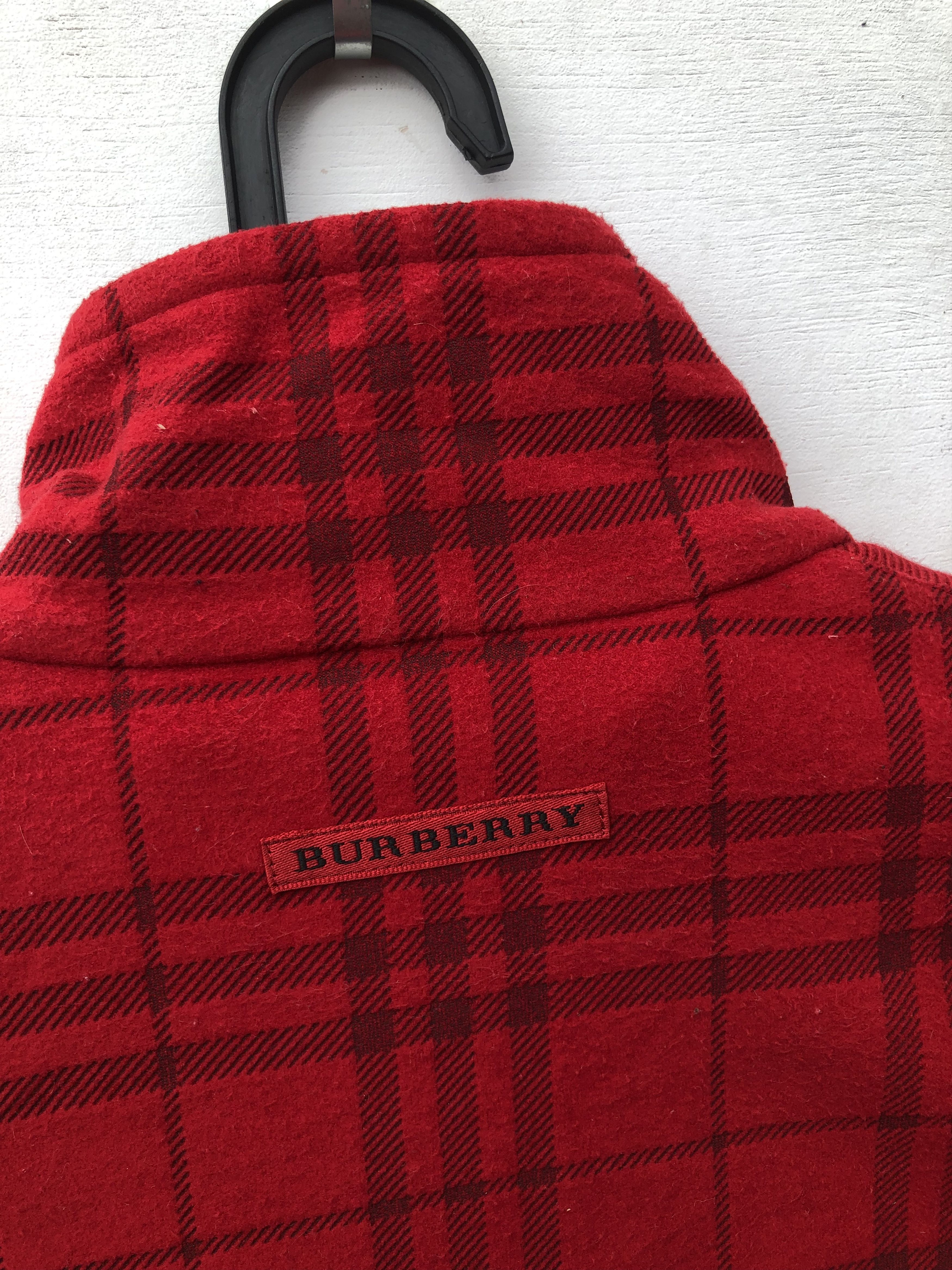 Burberry BURBERRY GOLF RED CHECKED VEST MADE IN JAPAN Size US M / EU 48-50 / 2 - 8 Thumbnail