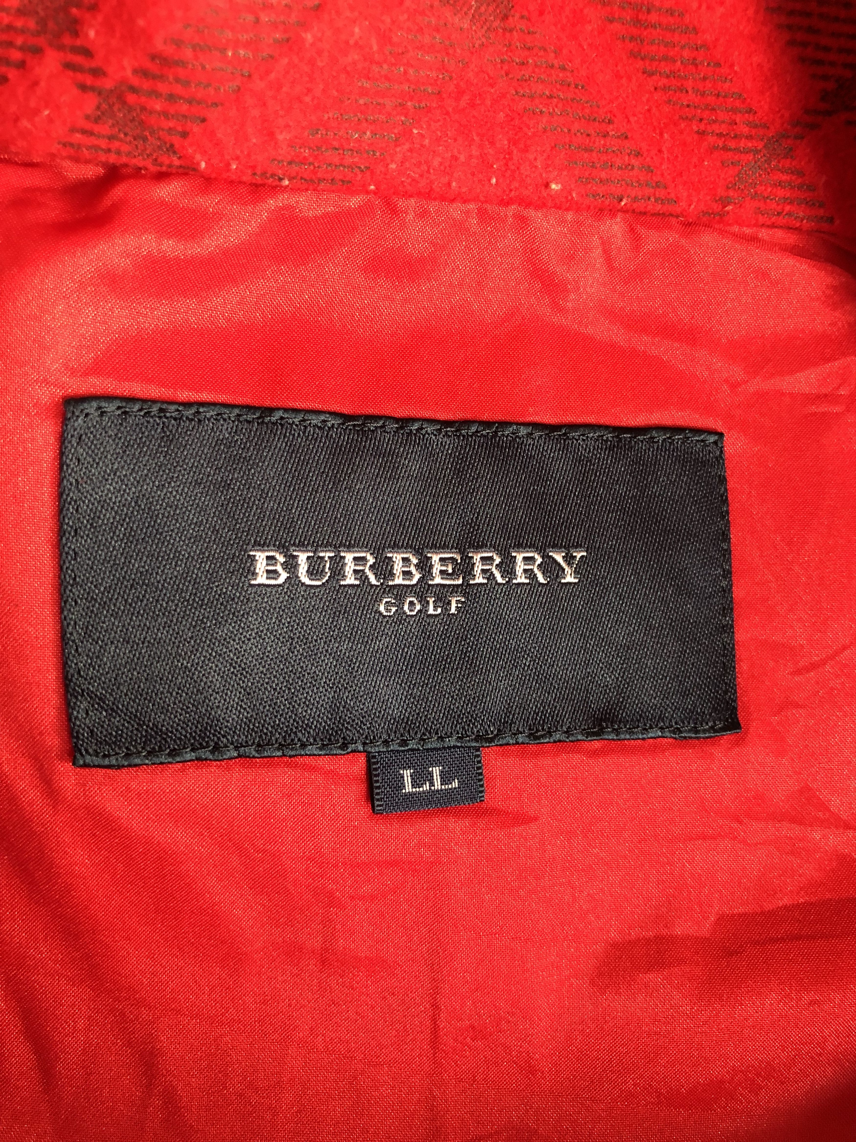 Burberry BURBERRY GOLF RED CHECKED VEST MADE IN JAPAN Size US M / EU 48-50 / 2 - 10 Thumbnail