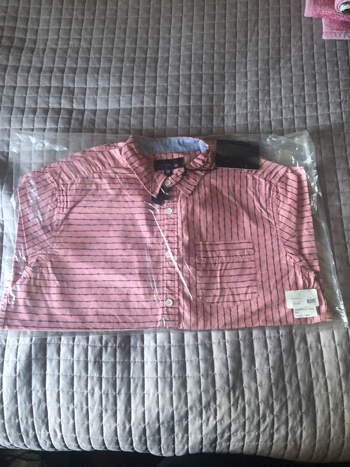 Mishka 2012 Mishka Boneyard Salmon Pink button up large brand new Size US L / EU 52-54 / 3 - 1 Thumbnail