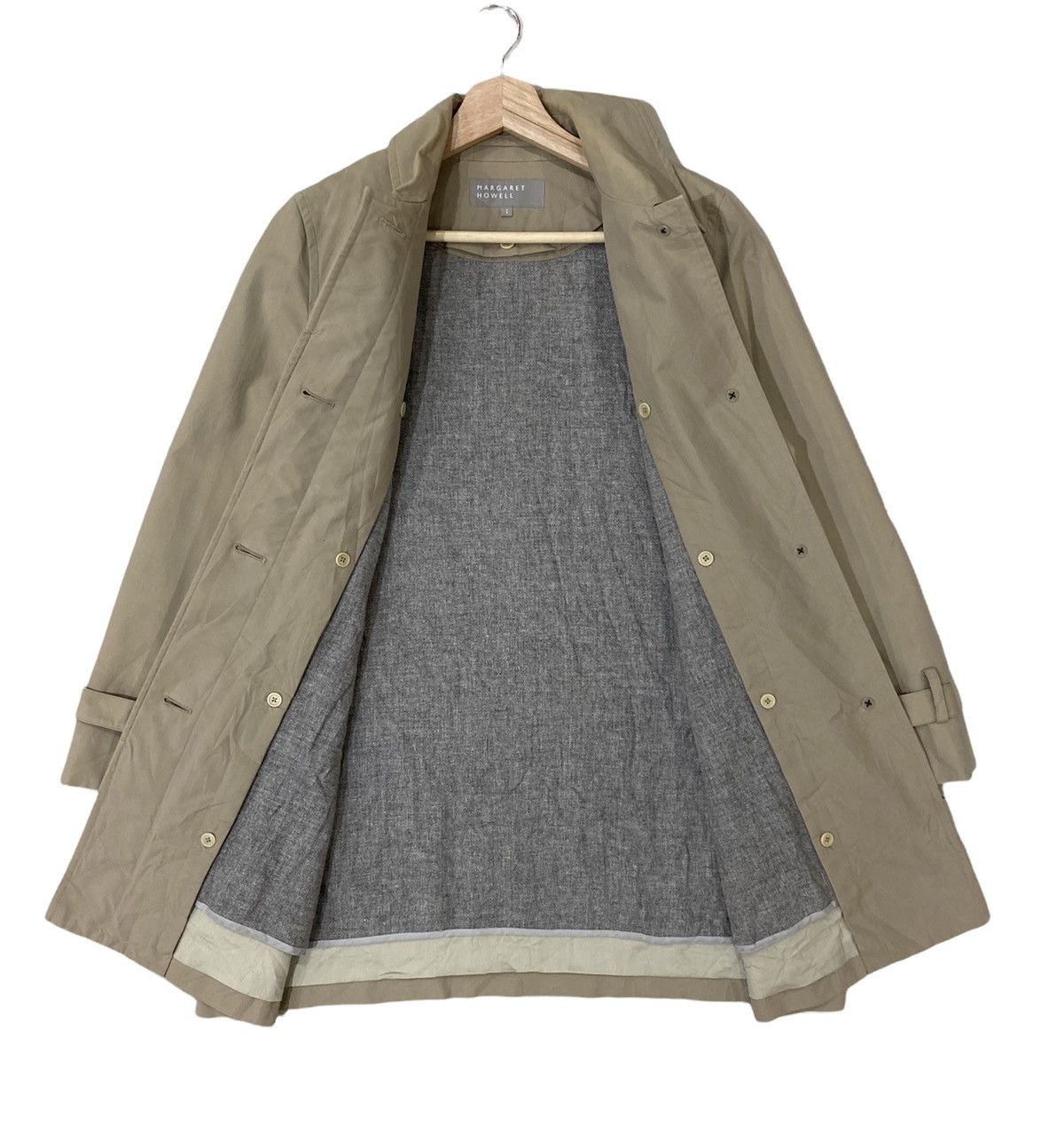 Margaret Howell 🌟 MARGARET HOWELL BUTTON OVERCOAT JACKET Size US S / EU 44-46 / 1 - 7 Thumbnail
