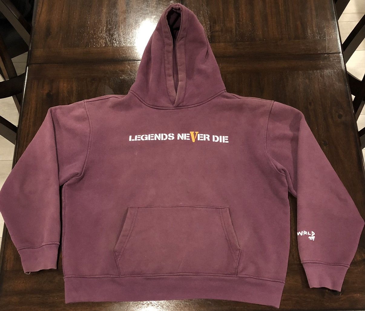 Vlone Juice Wrld x Vlone Legends Never Die Hoodie Size US M / EU 48-50 / 2 - 1 Thumbnail