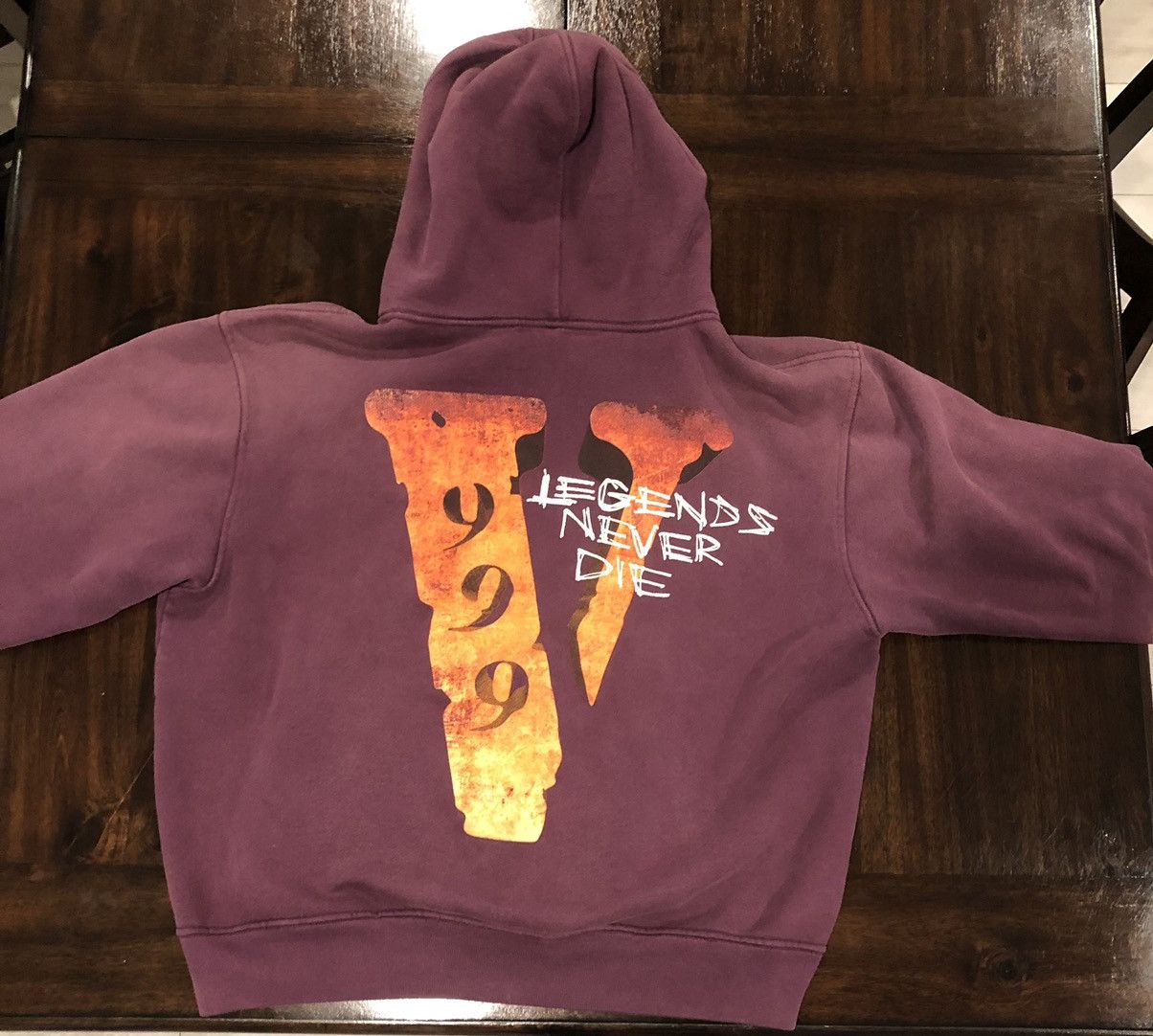 Vlone Juice Wrld x Vlone Legends Never Die Hoodie Size US M / EU 48-50 / 2 - 2 Thumbnail