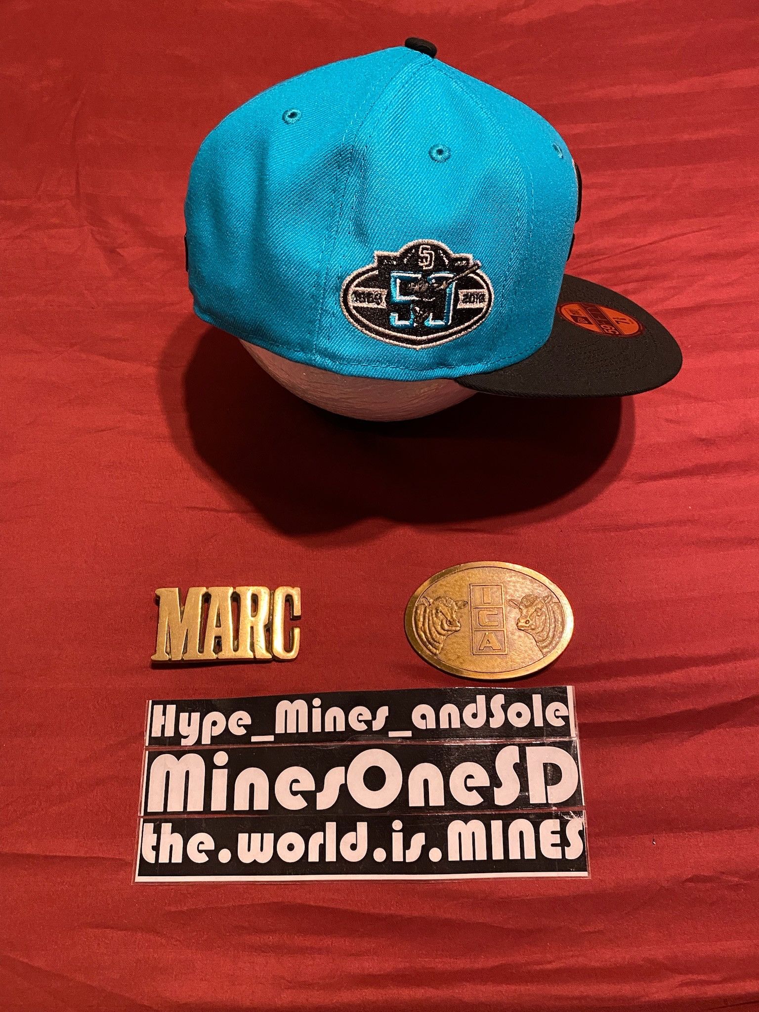 New Era (7 3/8) New Era San Diego Padres 50th Anniversary Fit Size ONE SIZE - 6 Thumbnail