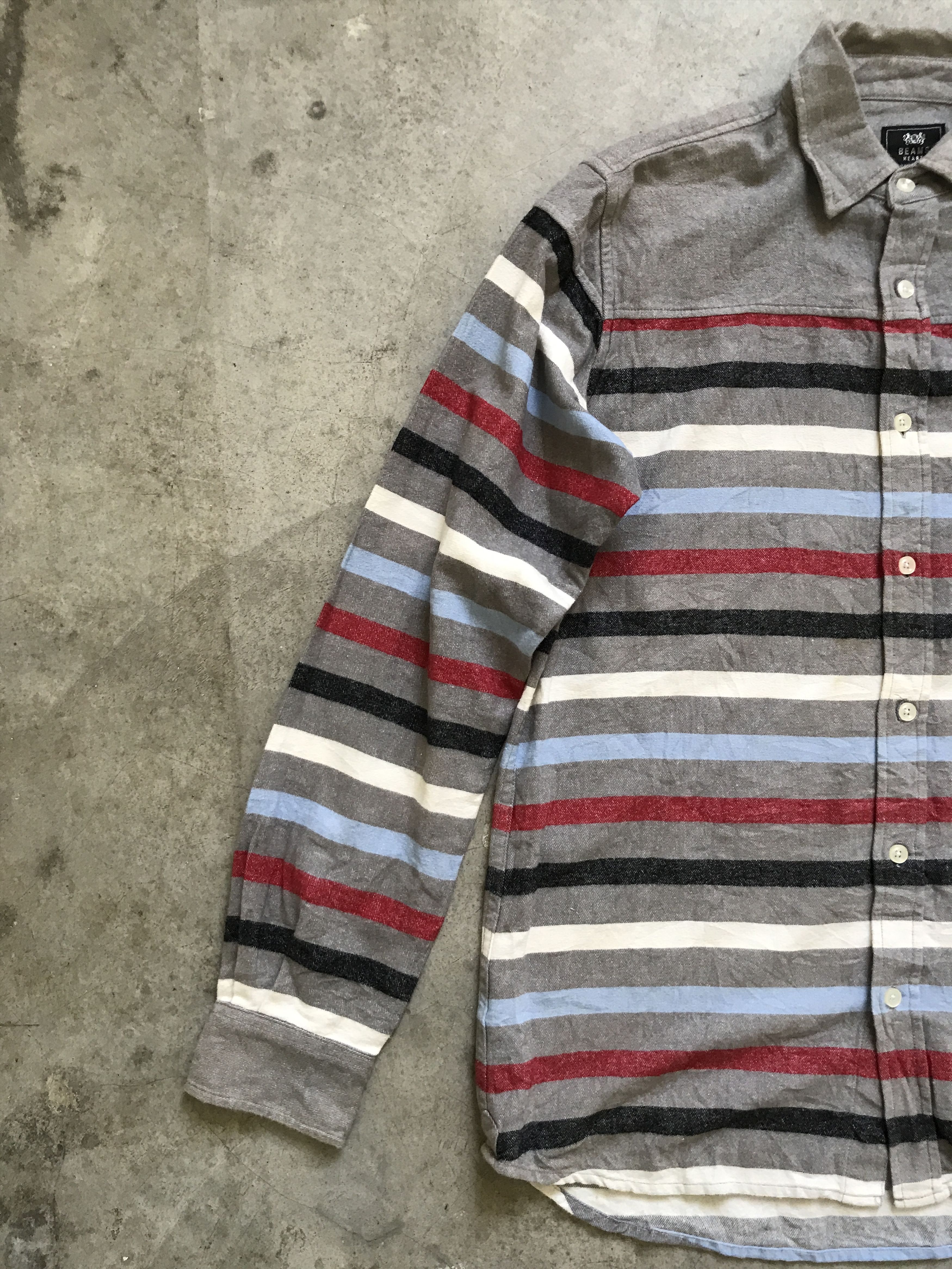 Beams Plus BUS5 BEAMS Multistripe Shirt Size US S / EU 44-46 / 1 - 4 Thumbnail