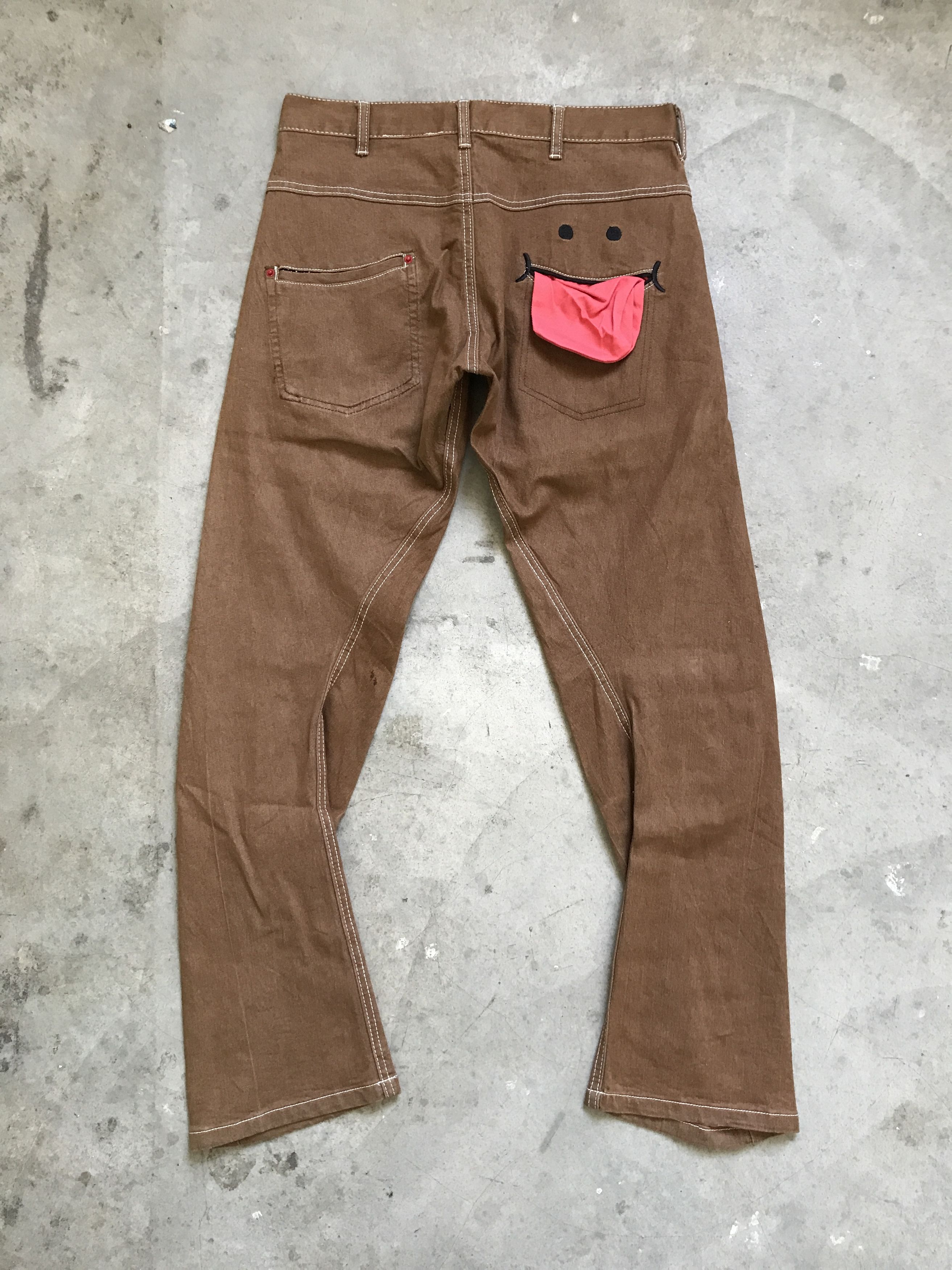 Japanese Brand P29 UPSMILE Japan Twisted Leg Pant Size US 30 / EU 46 - 7 Thumbnail
