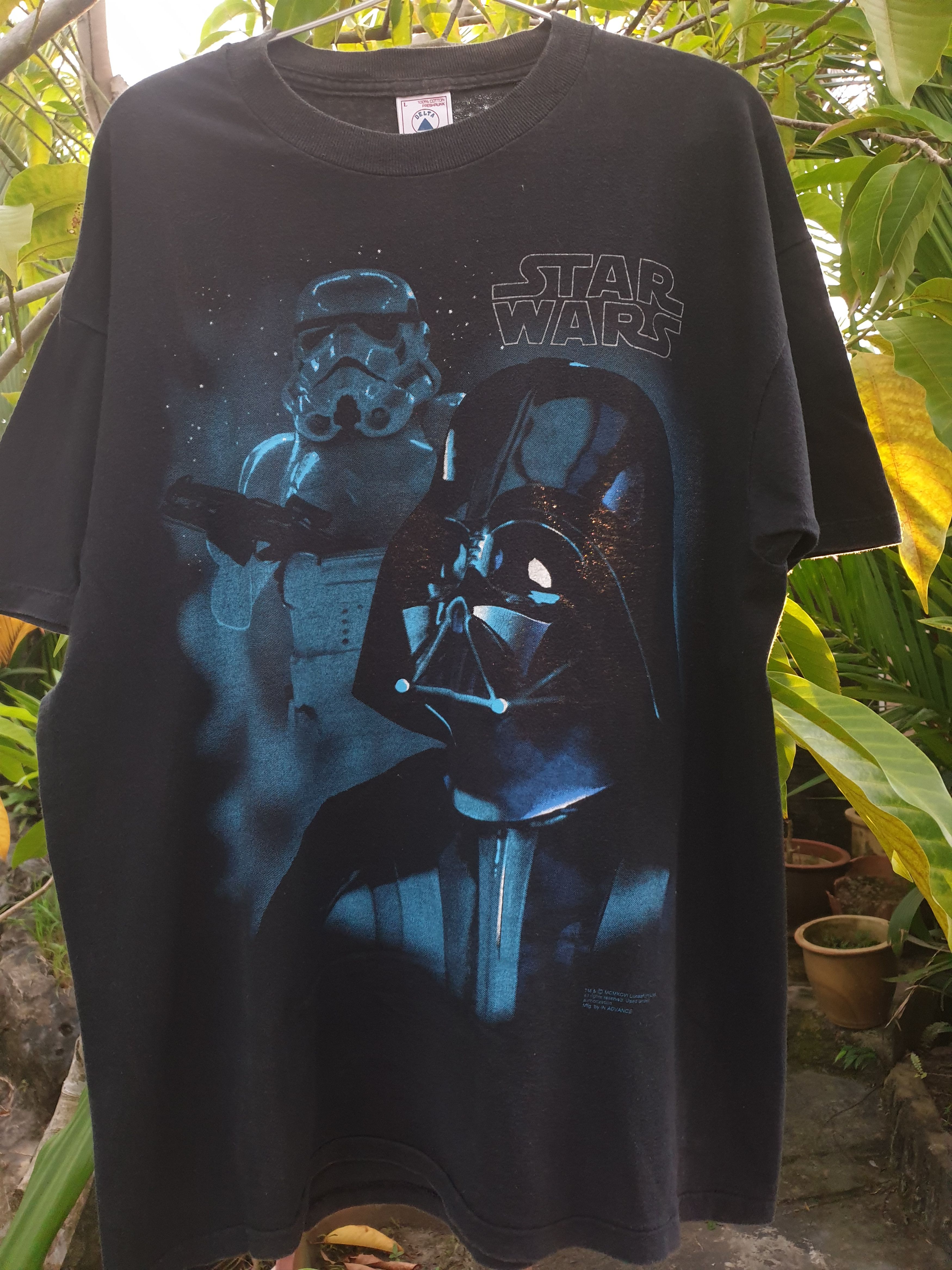 Star Wars Vintage 90s STAR WARS DARTH VADER STORM TROOPER TEE Size US L / EU 52-54 / 3 - 1 Thumbnail